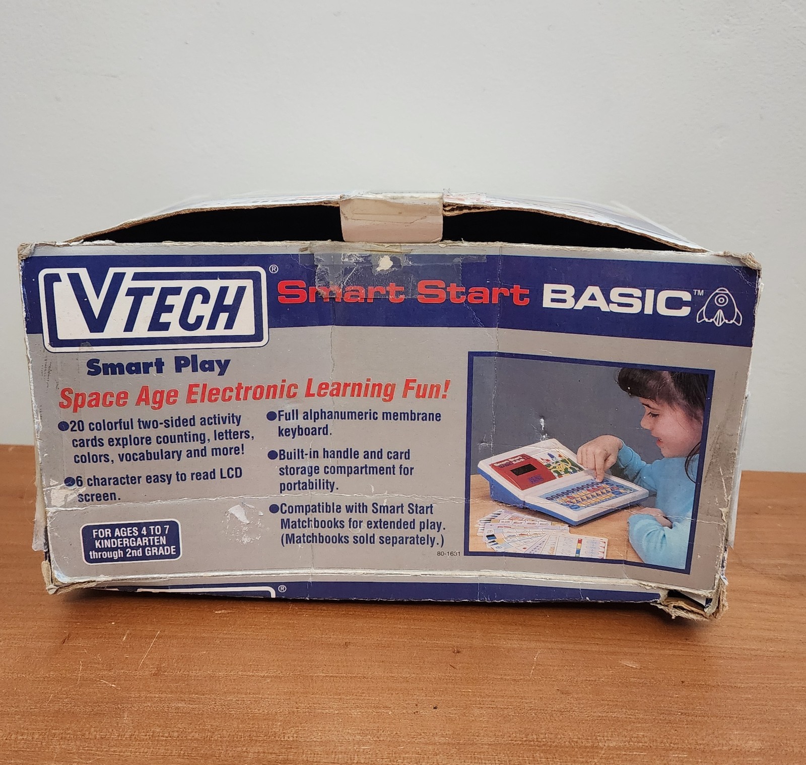 Vintage 1993 VTECH Smart Start Basic EDUCATIONAL Learning TOY + Cards & Books