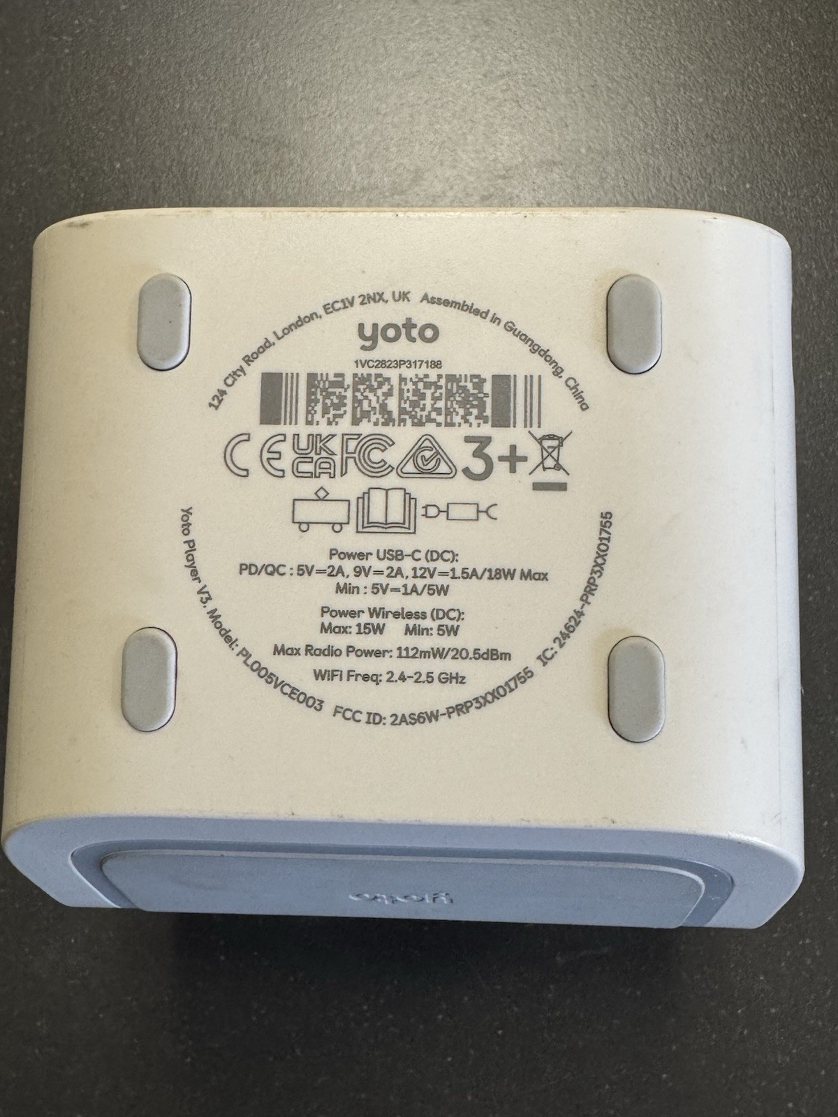 Yoto Audio Player Model PL005VCE003 3rd Generation*FAST SHIPPING*