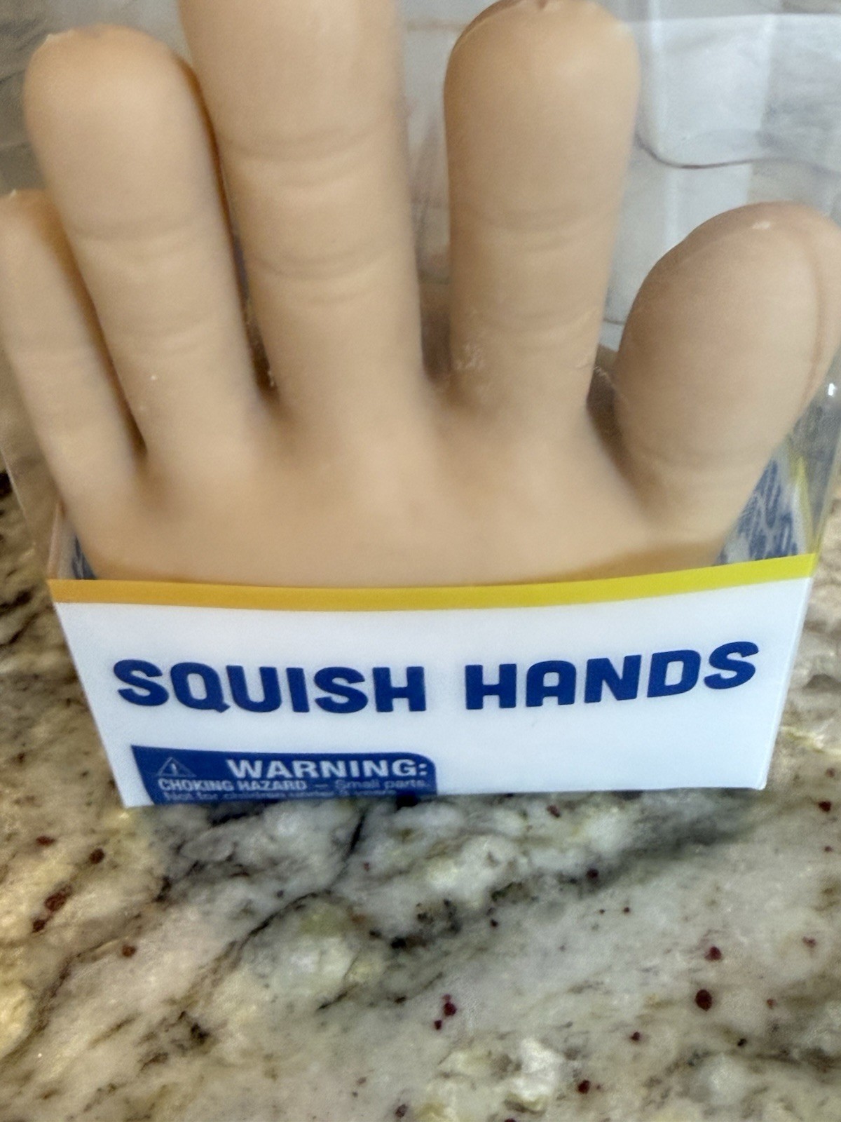 Squish Hands Stretchy Squeeze Toy Stress Fidget Toymendous NEW in Box