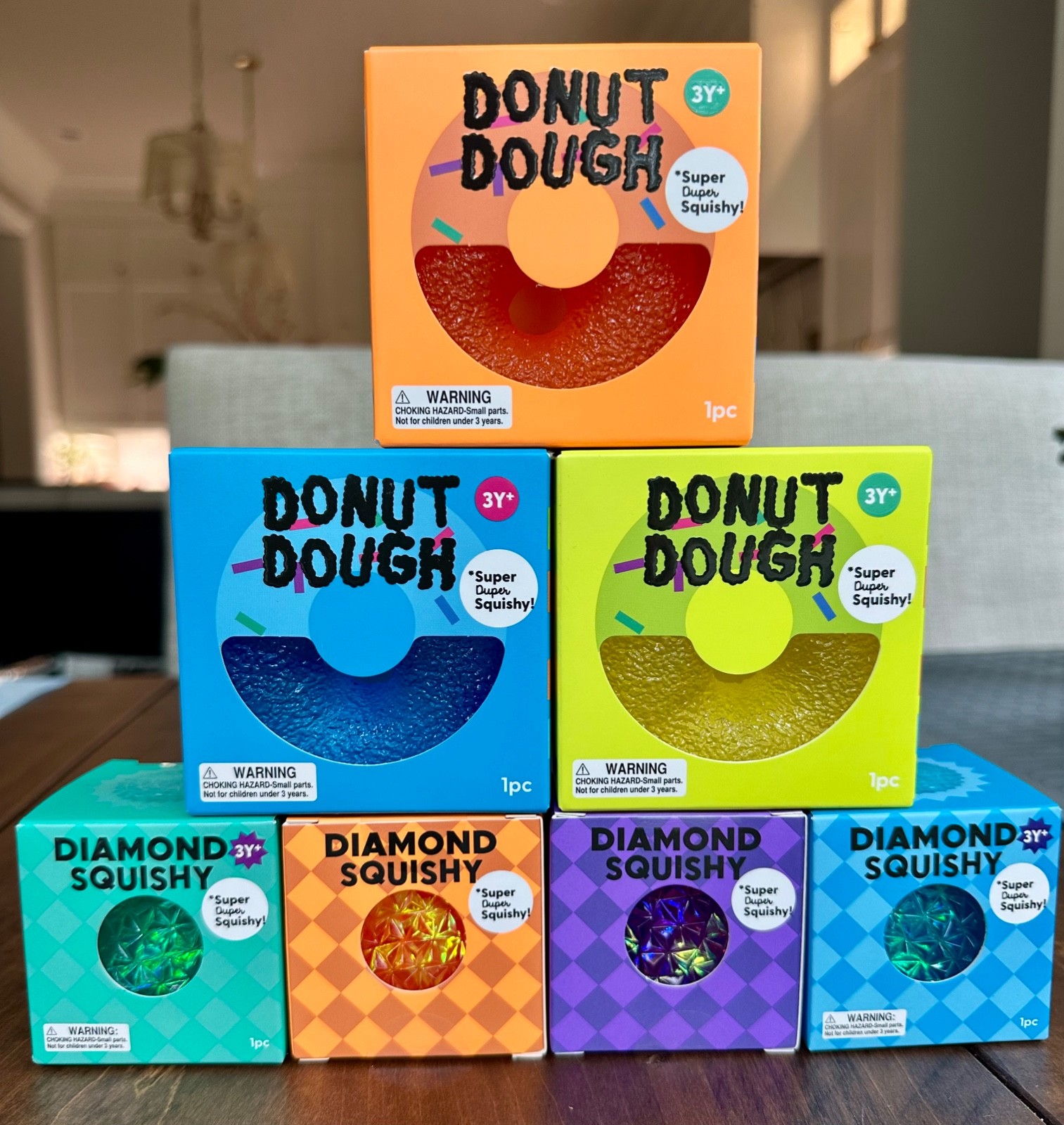 🔥 AUTHENTIC Lot Set Of 7 J’Adore Diamond Squishy New FAST Shipping! 🔥