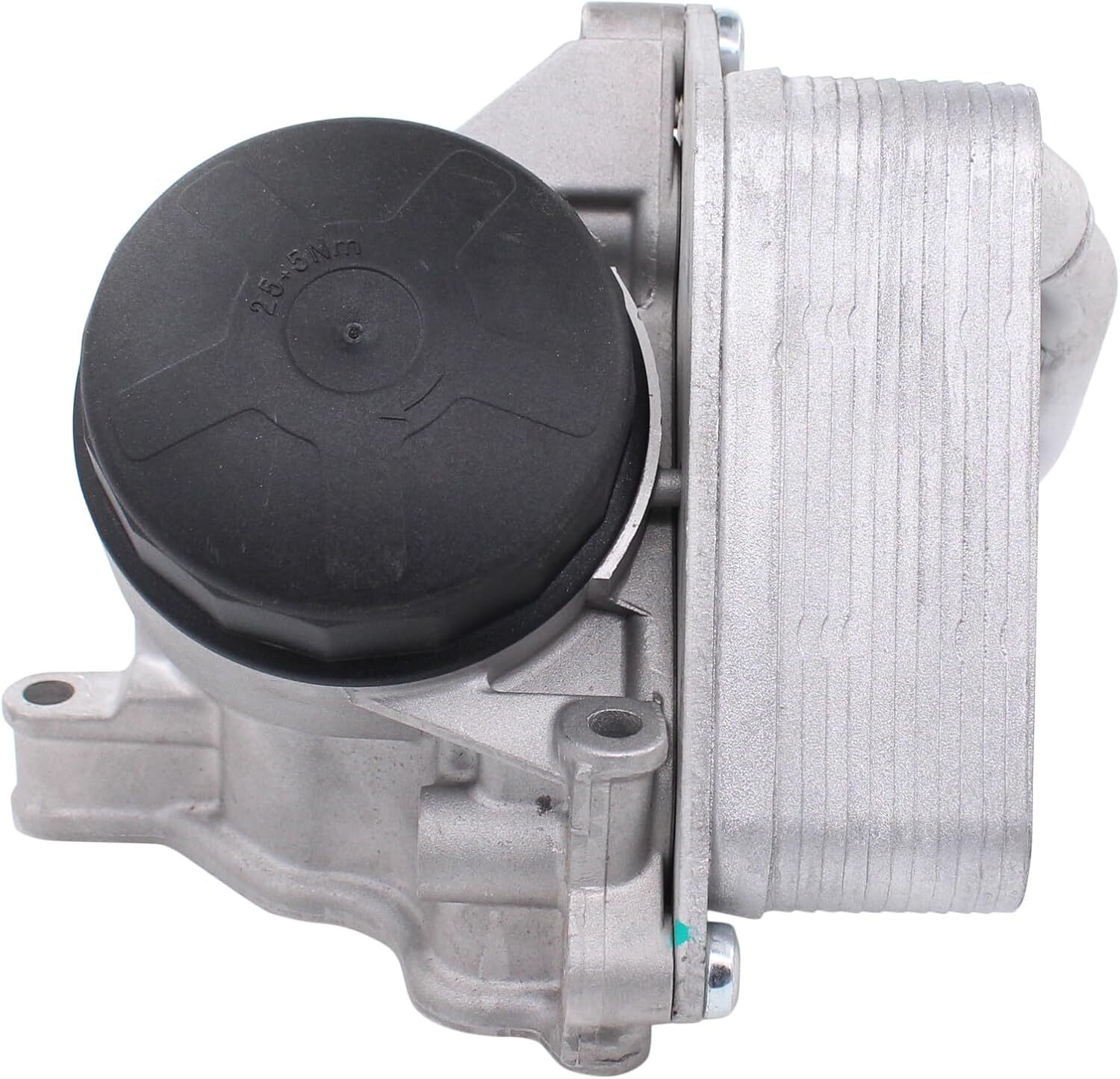MOTOKU Engine Oil Filter Housing with Oil Cooler and Gasket Assembly for BMW