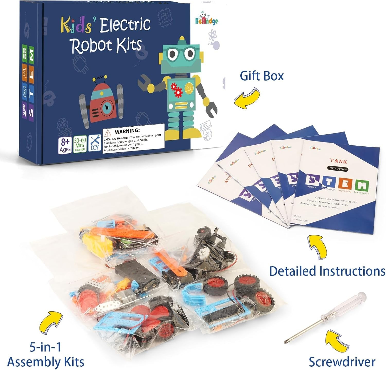 STEM Kits for Kids Craft 8-12, STEM Toy 6 7 8 9 Old Boy Birthday Gift | Scie…