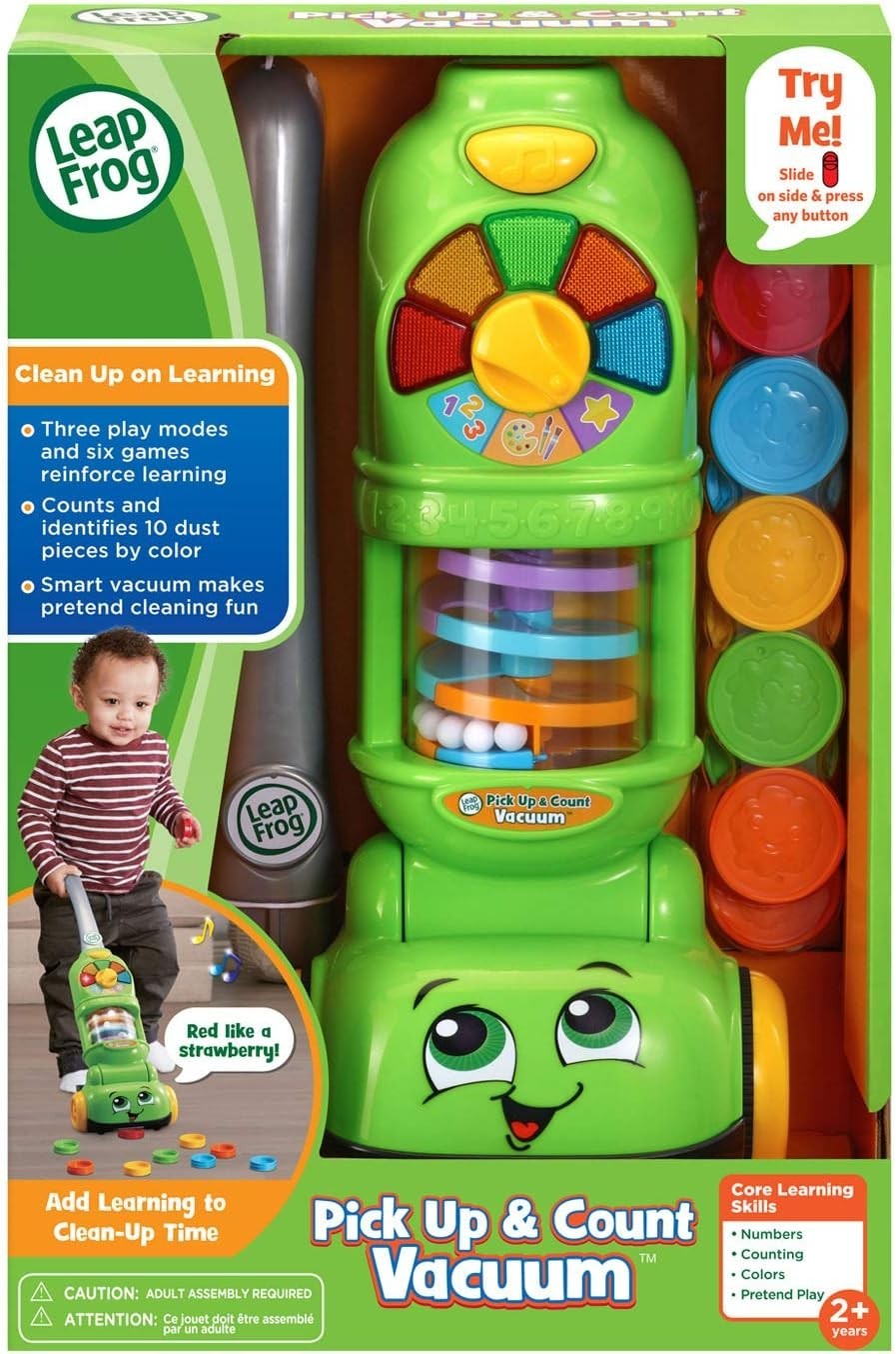 Smart ‘Pick Up and Count’ Vacuum Toy – Teaches Colors & Counting for Ages 2+
