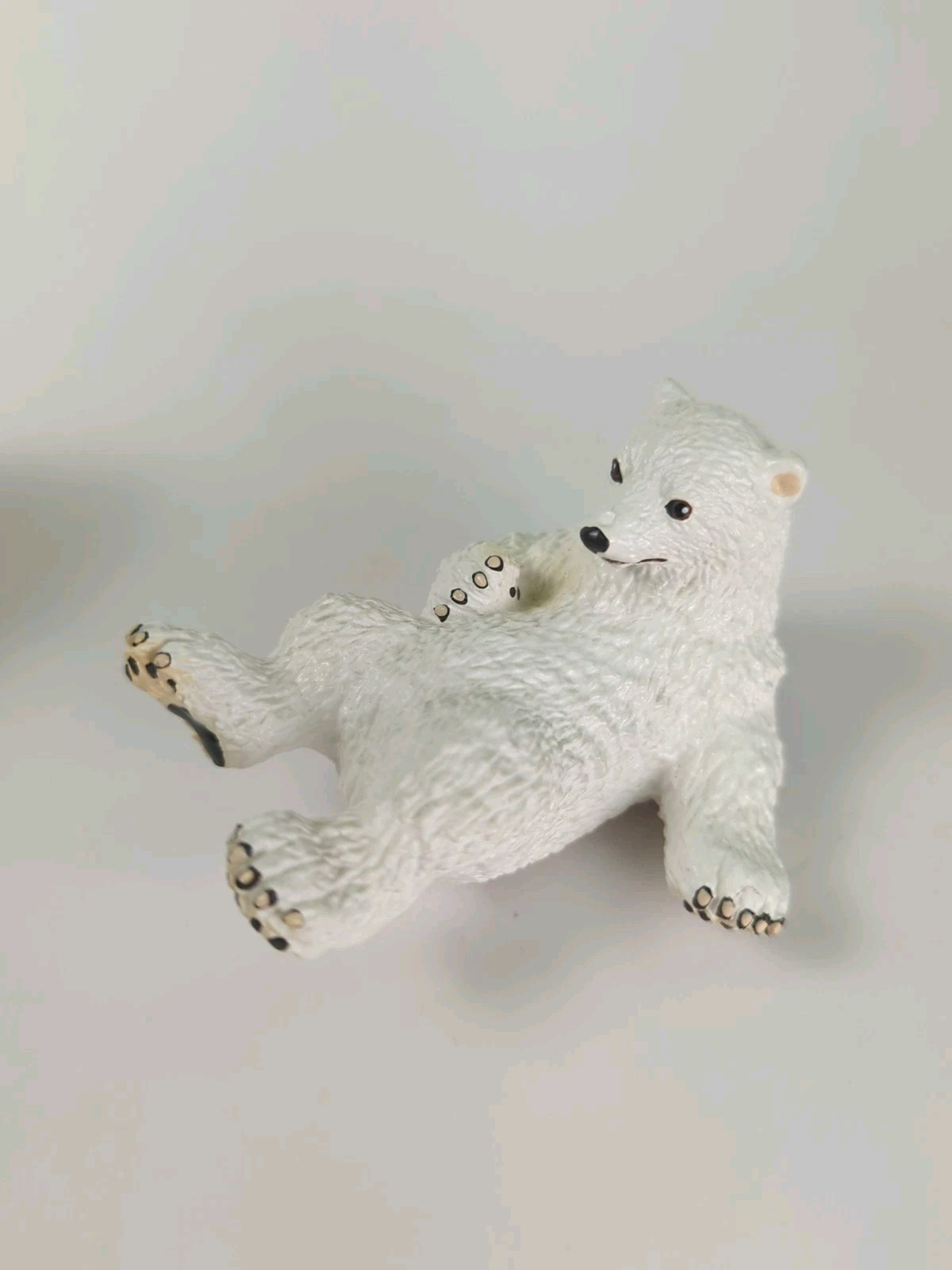 Vintage Polar Bear Set Male Female & Cub 1990 Safari Ltd Christmas Decor EUC