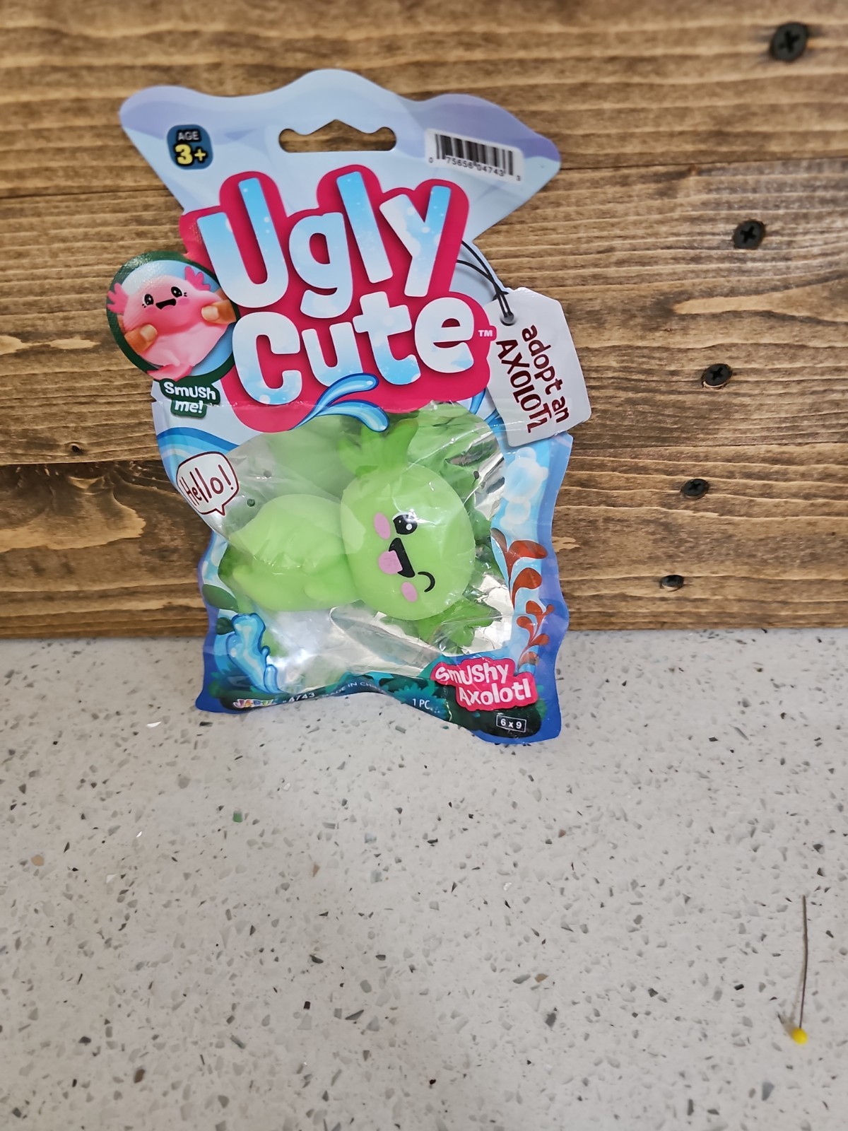 GREEN Ugly Cute Axolotl Fidget Sensory Squishy Toy New In Package in USA