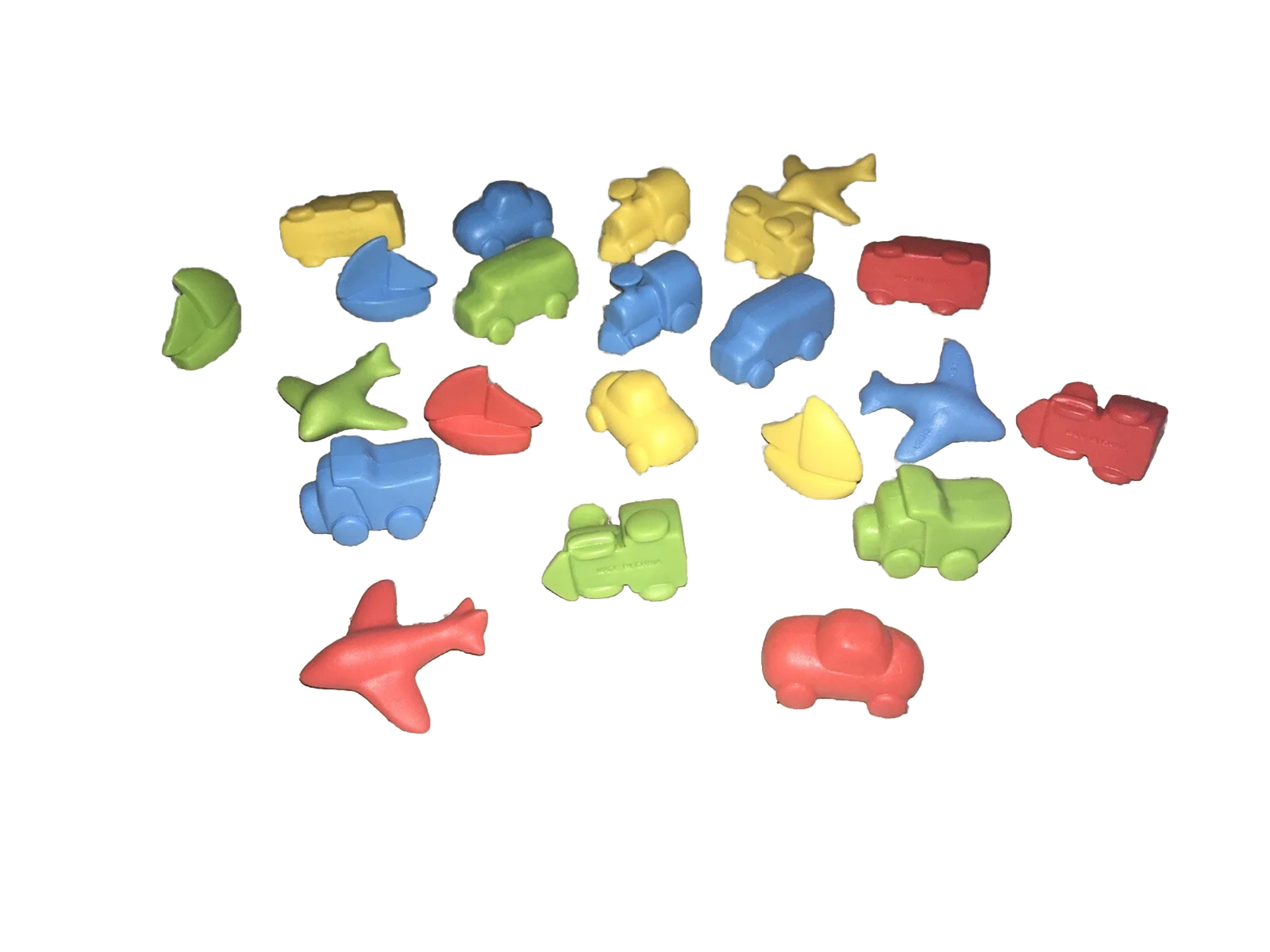 Montessori Manipulatives Transportation Counters Set Of 22 Primary Colors