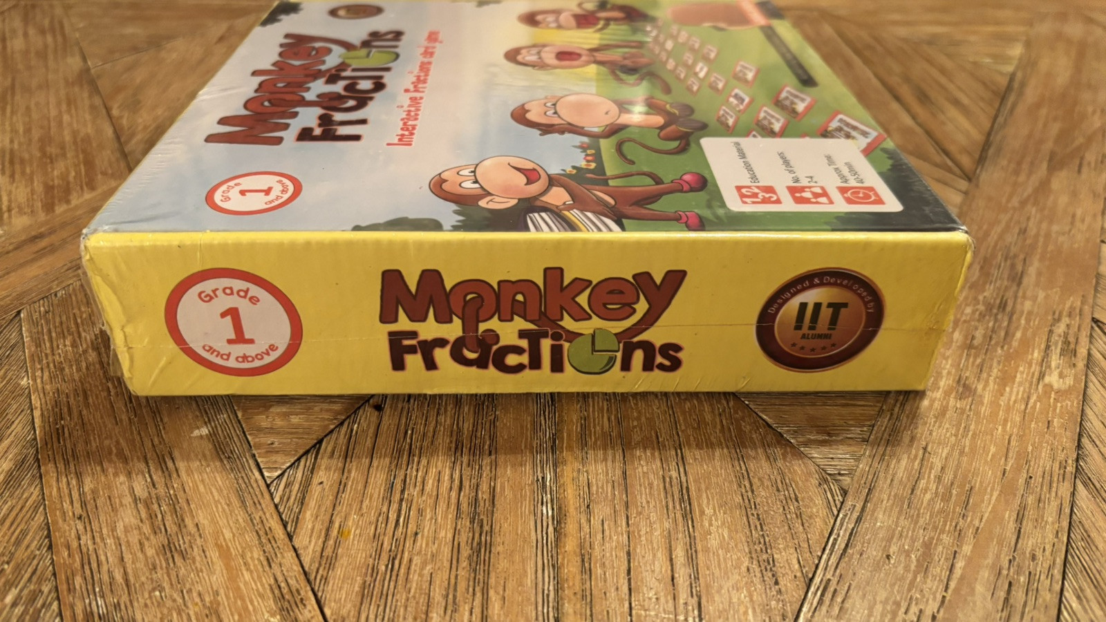 Monkey Fractions Interactive Fractions Game Grade 1&up Logic Roots..SEALED/NEW