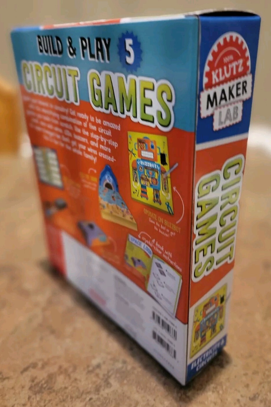 Electronics Lab Building Kit – Play 5 Games Klutz Maker Lab Smart Circuit NEW
