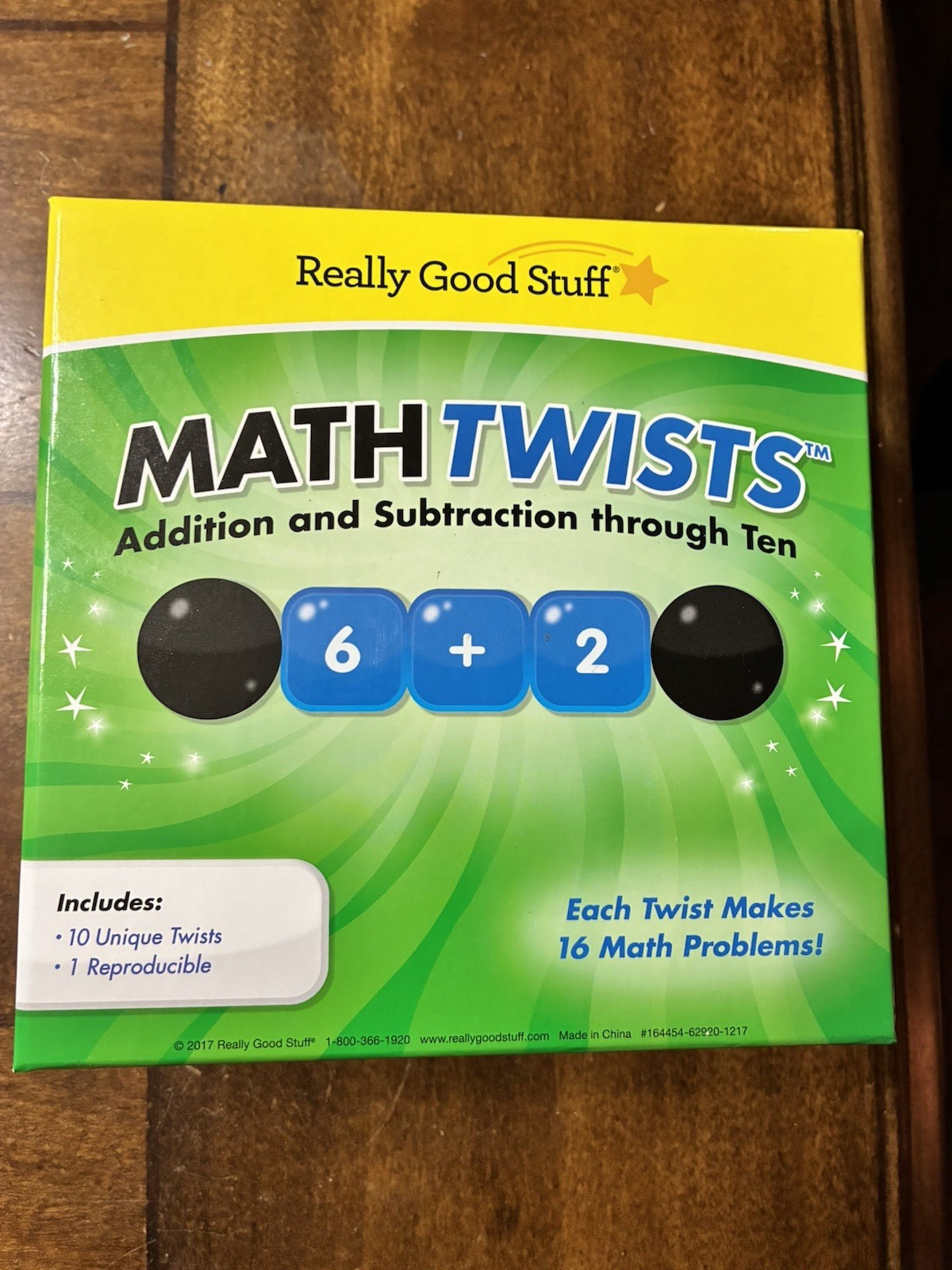 Really Good Stuff Math Twists-Addition and Subtraction Through Ten