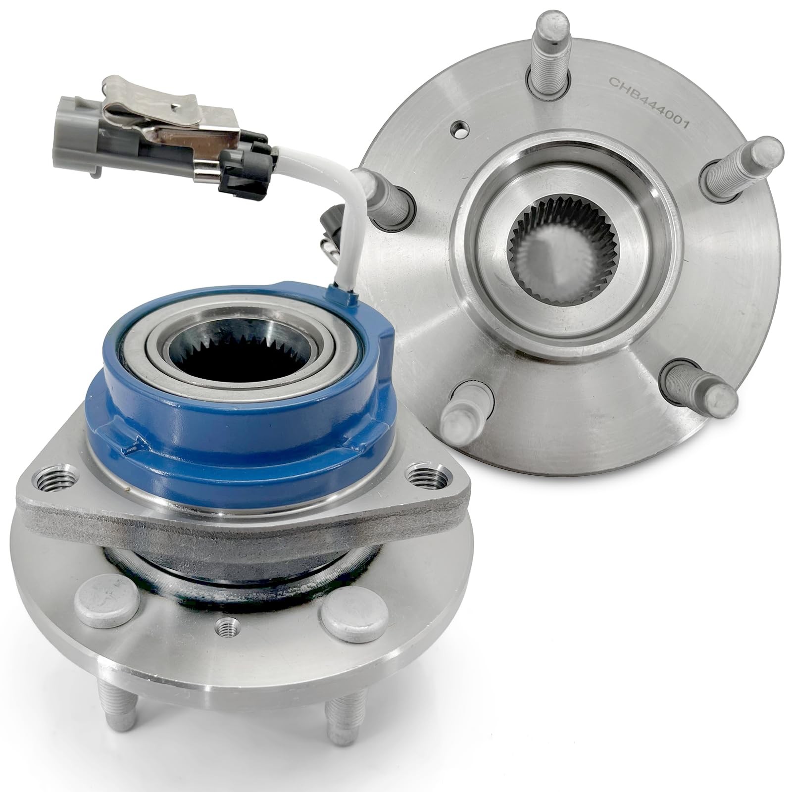 Pair 513121 Front Wheel Bearing Hub Assembly Compatible with Chevy Impala Lucern