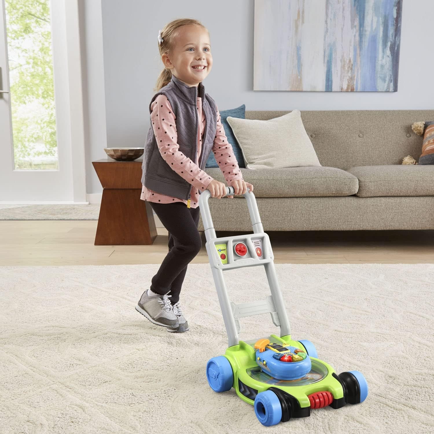 VTech Pop and Spin Mower (Frustration Free Packaging- English Version)