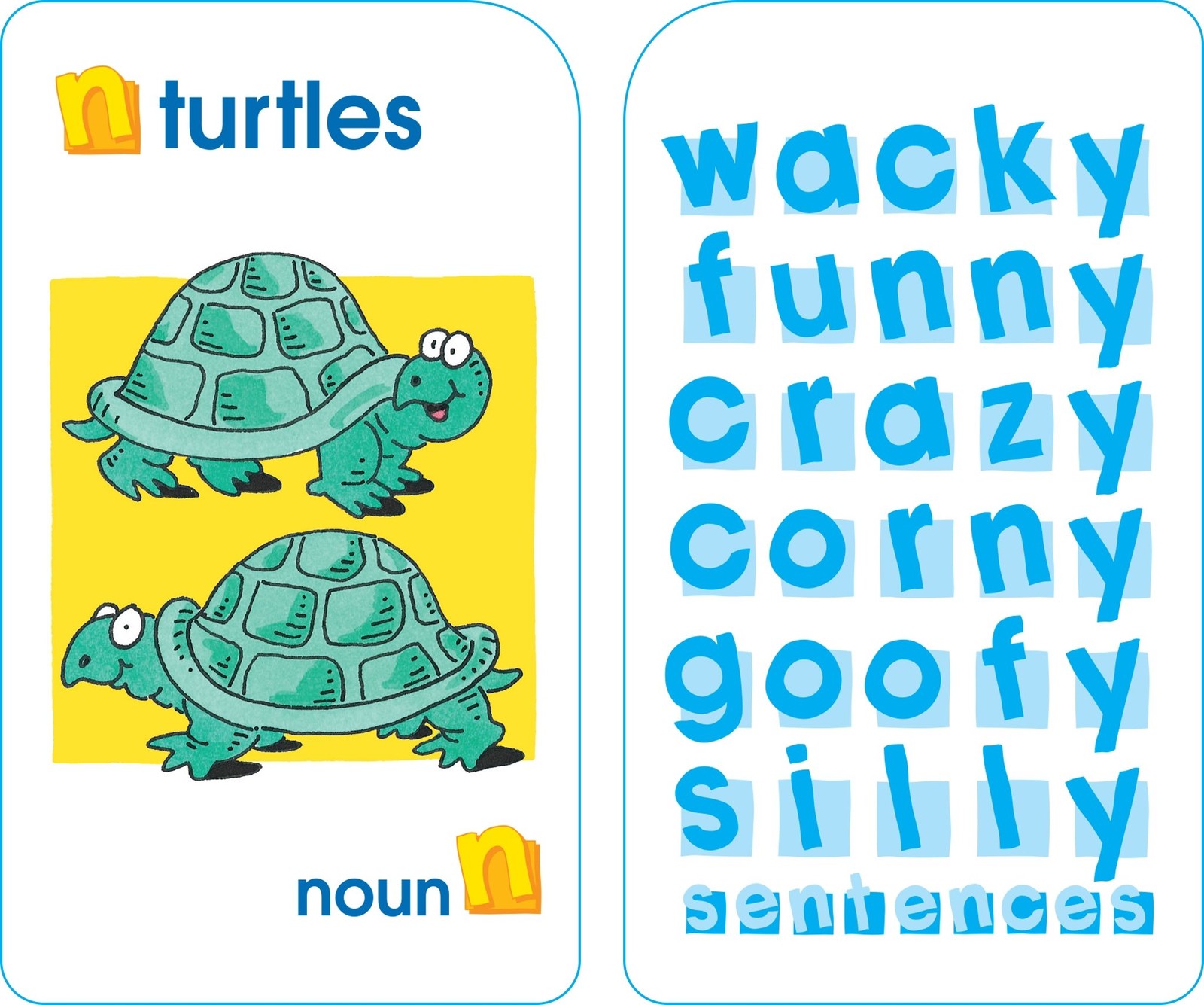 School Zone Nouns, Verbs & More Game Cards: 56 Cards, Large, multicolor