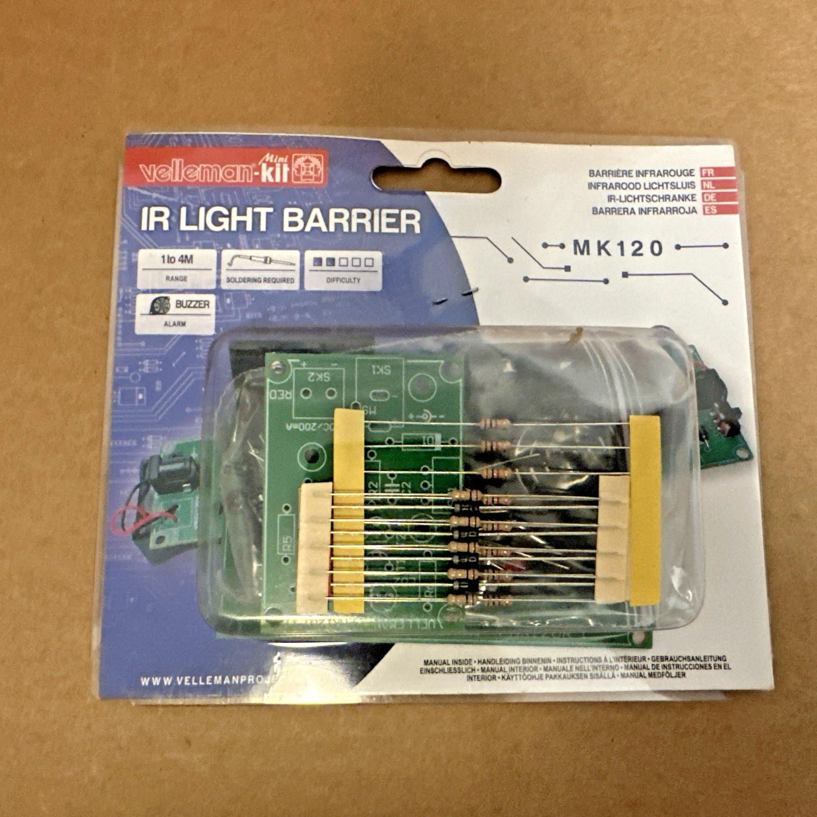 Velleman Kit IR Light Barrier (IR Light Barrier MK120) NEW Free Shipping