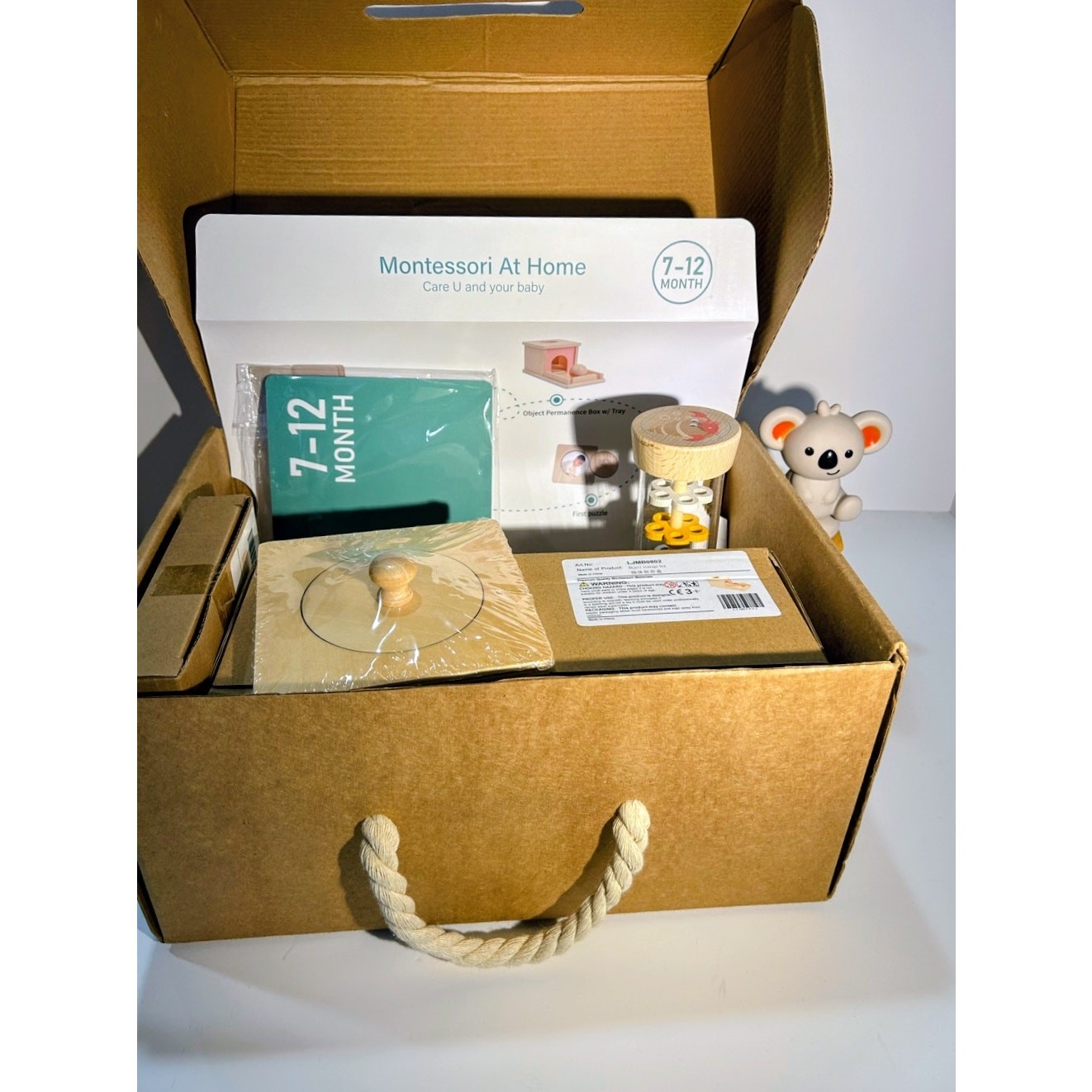 MONTESSORI ( 7-12 months) Subscription Box (BOX OF SENSORY & EDUCATIONAL TOYS )