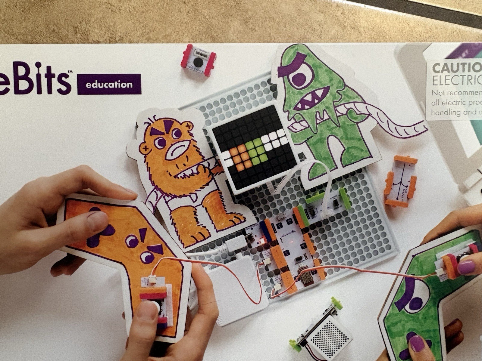 LittleBits Education Code Kit (New) Build games learn code 1-3 students Grade 3+