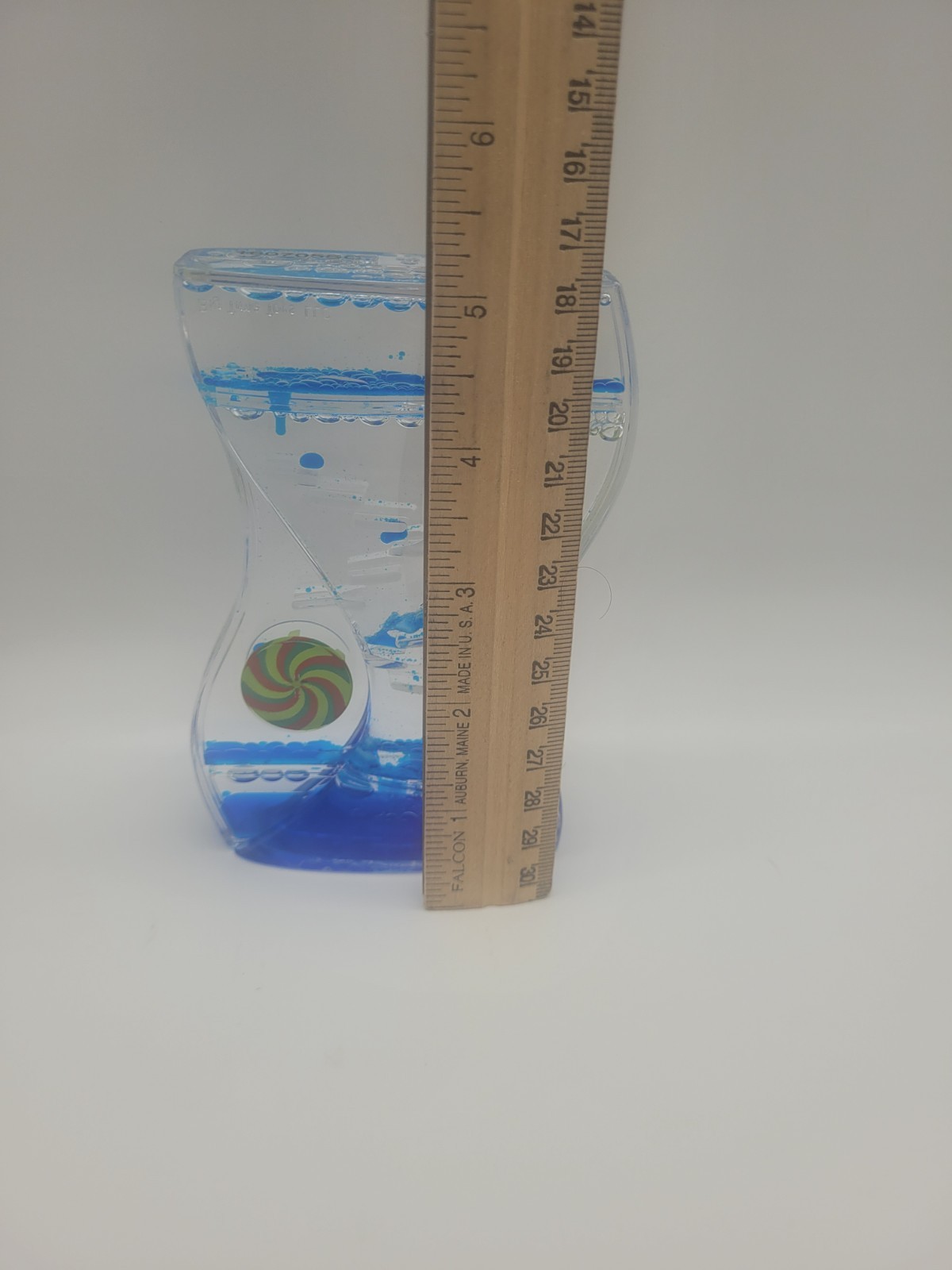 Big Time Toys Liquid Motion Bubbler Timer Sensory Fidget Blue Adults Beach