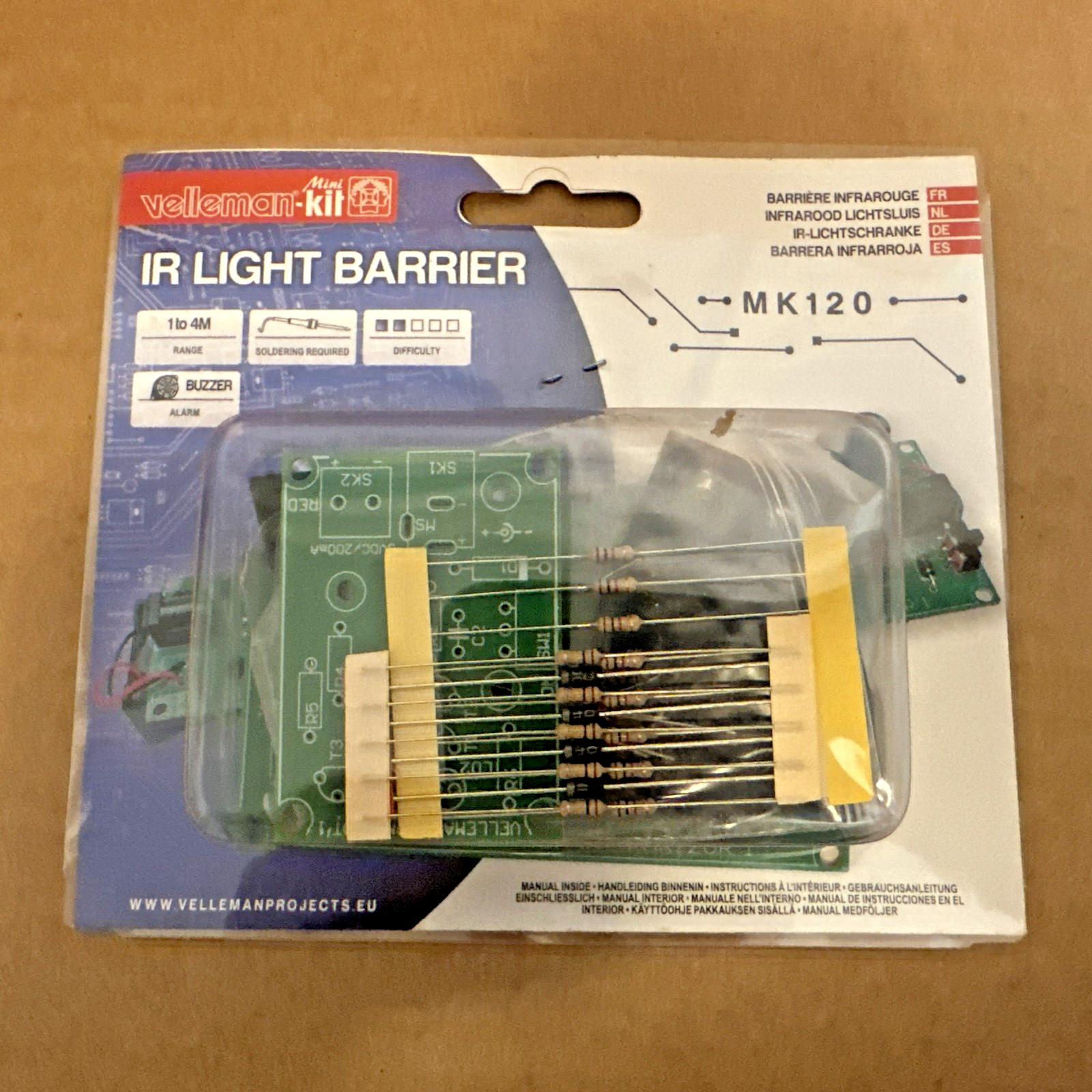 Velleman Kit IR Light Barrier (IR Light Barrier MK120) NEW Free Shipping