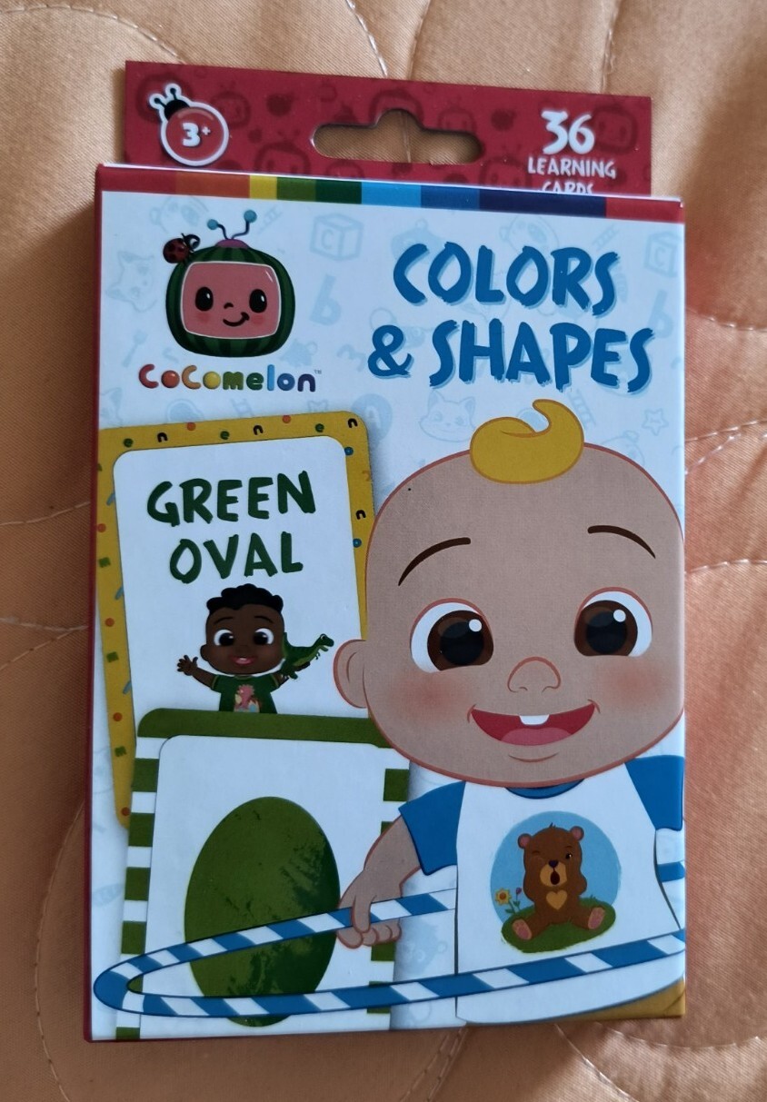 Cocomelon Colors & Shapes Learning 36 Flash cards Educational 🆕 Free ship!