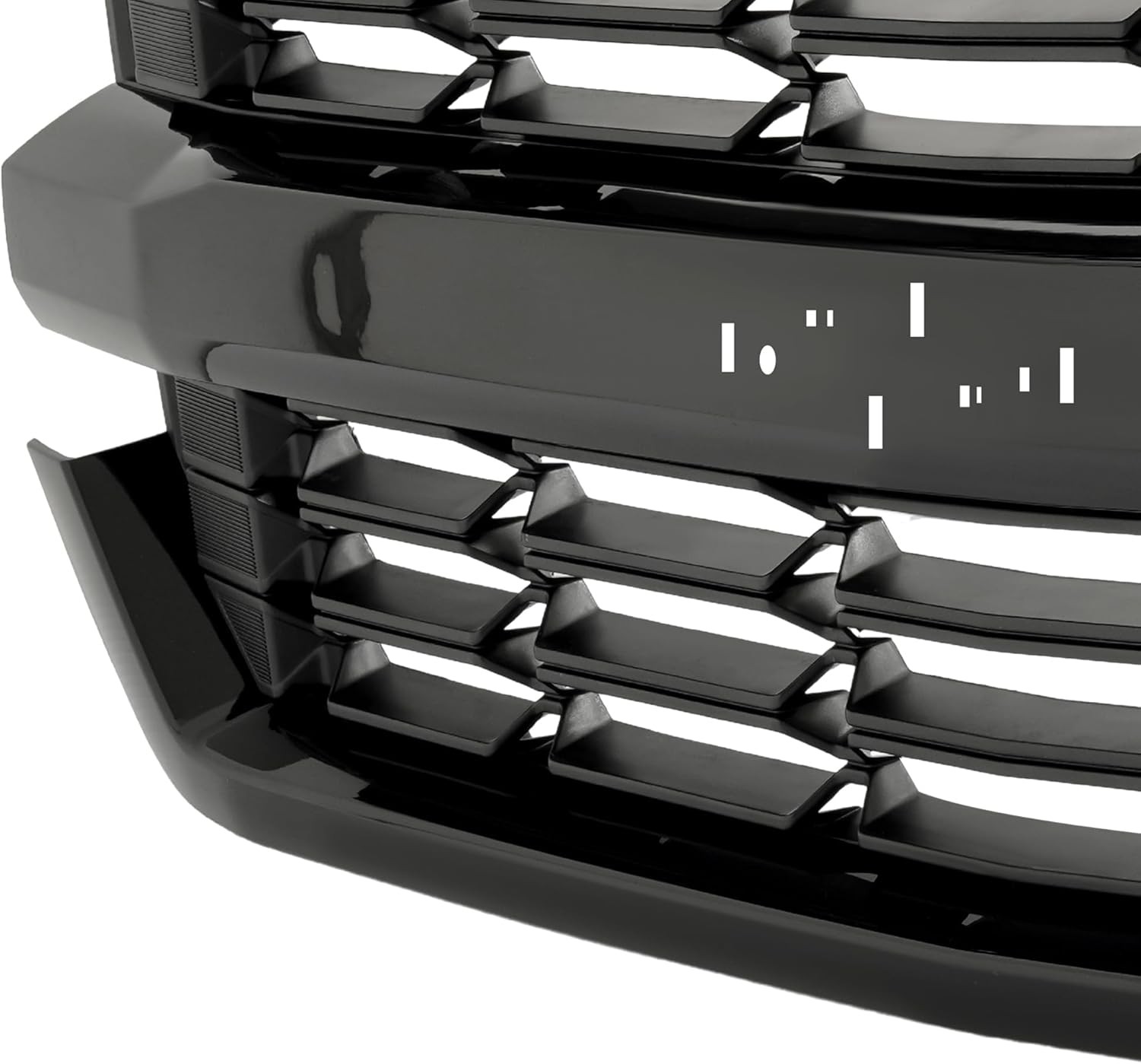 Front Grille Assembly Compatible with 2016-2019 Chevy Chevrolet Silverado 1500 R