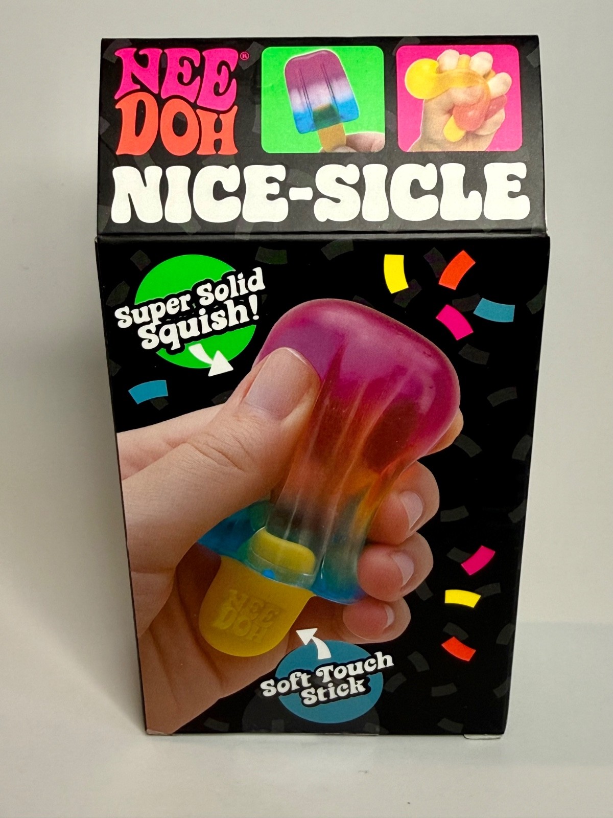 AUTHENTIC NeeDoh Nice-Sicle Purple Popsicle Viral Squishy 🔥 ULTRA RARE