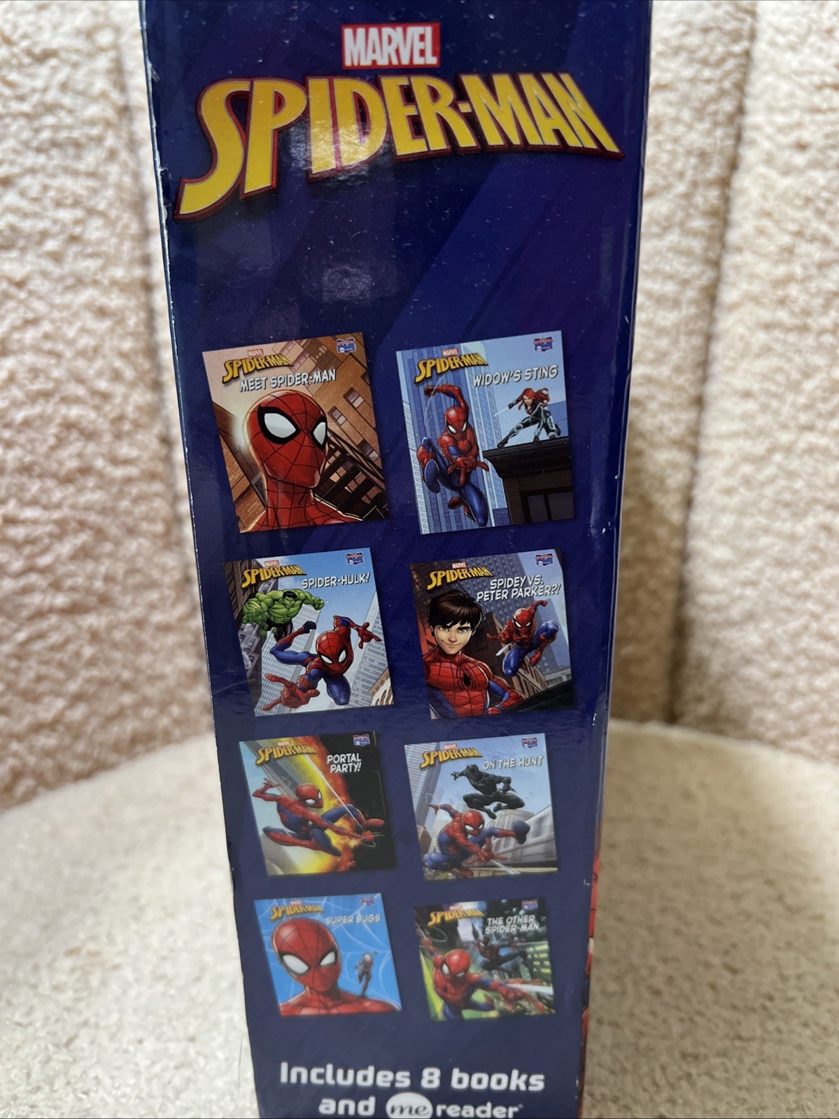 Marvel Spider-Man Me Reader 8-Book Library & Electronic Reader