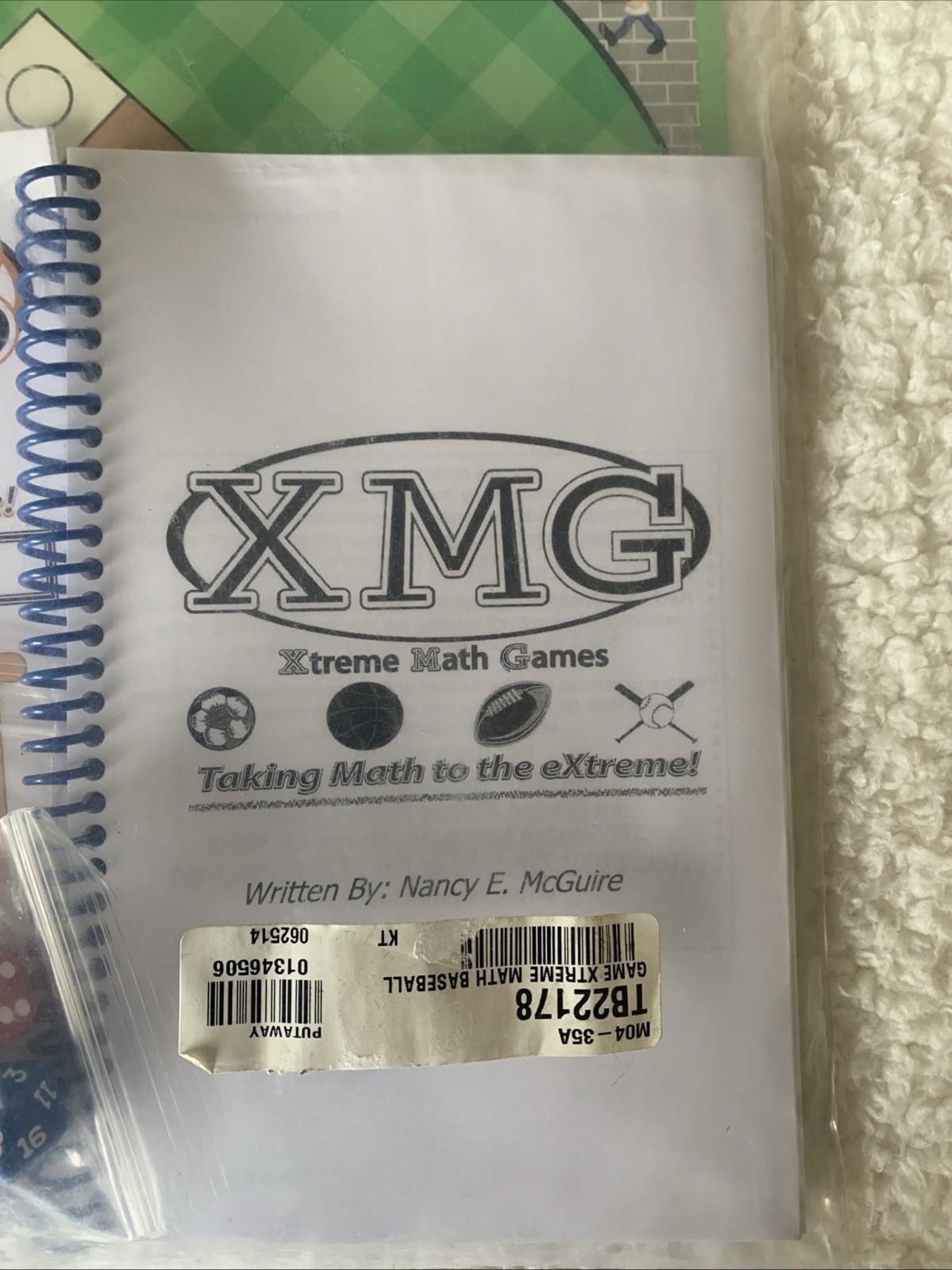 Xtreme Math Baseball Single Kit/ Complete, Homeschool Math Game NEW