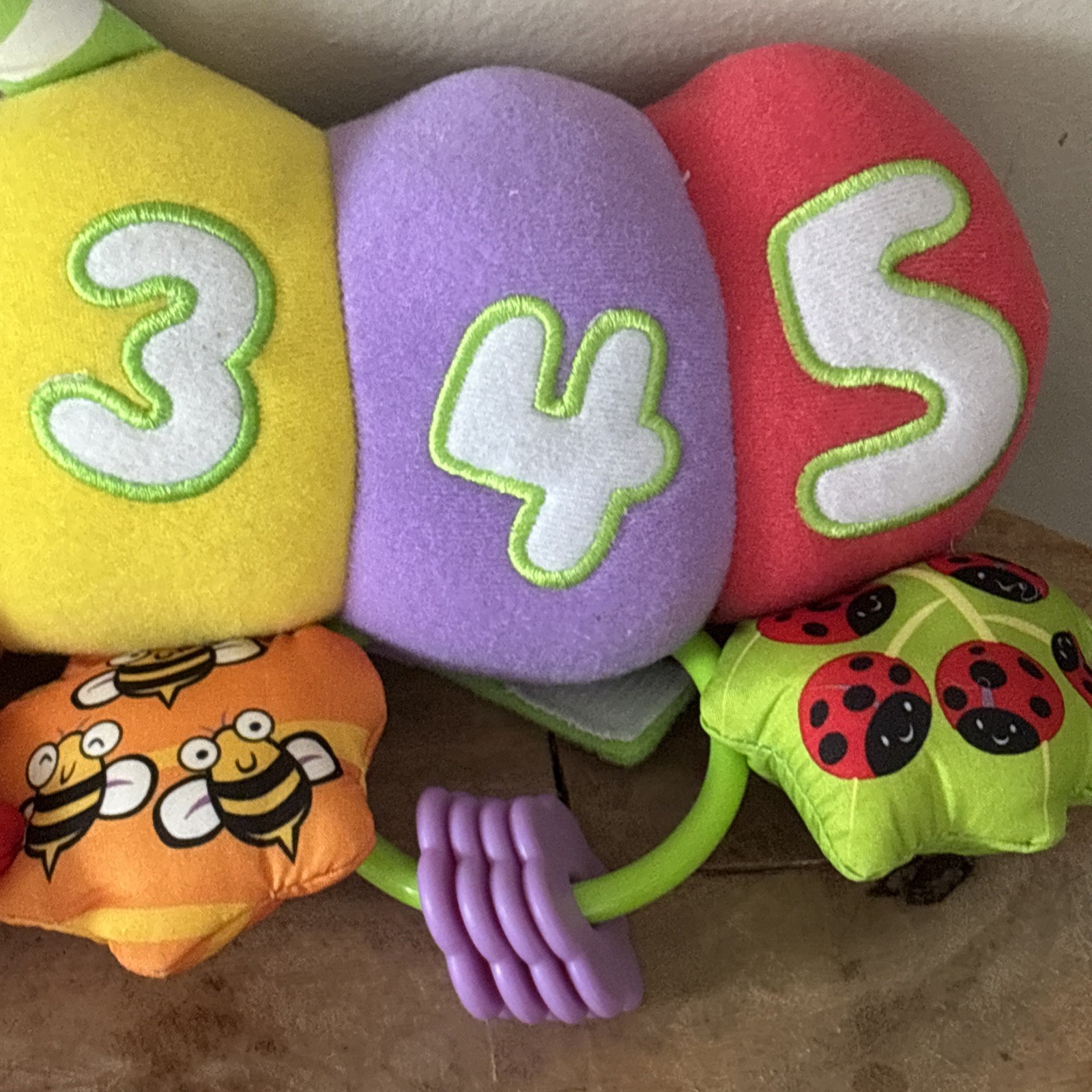 LeapFrog Baby Musical Counting Pal Sensory 14″ Caterpillar Play Tested Works