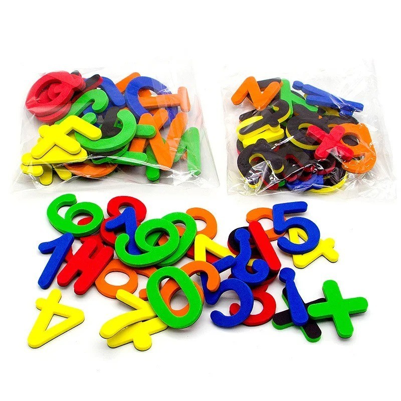 76pcs Lower CaseMagnetic Alphabet Letters EVA Foam Kids Learning Educational Toy