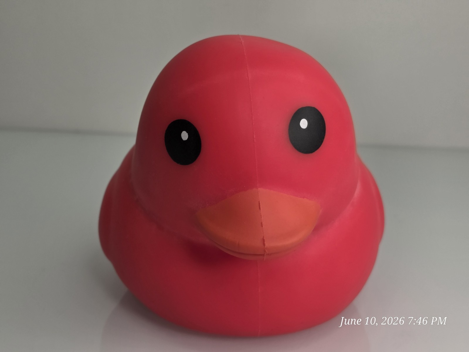 Sunny Days Jumbo Red Squishy Duck Stress Toy New Sealed
