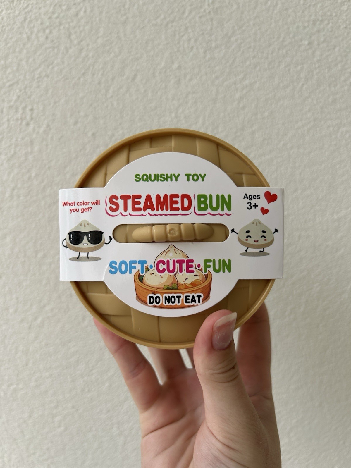 Rare Clear Iridescent Viral Rainbow Mystery Steam Bun Dumpling Squishy Kawaii