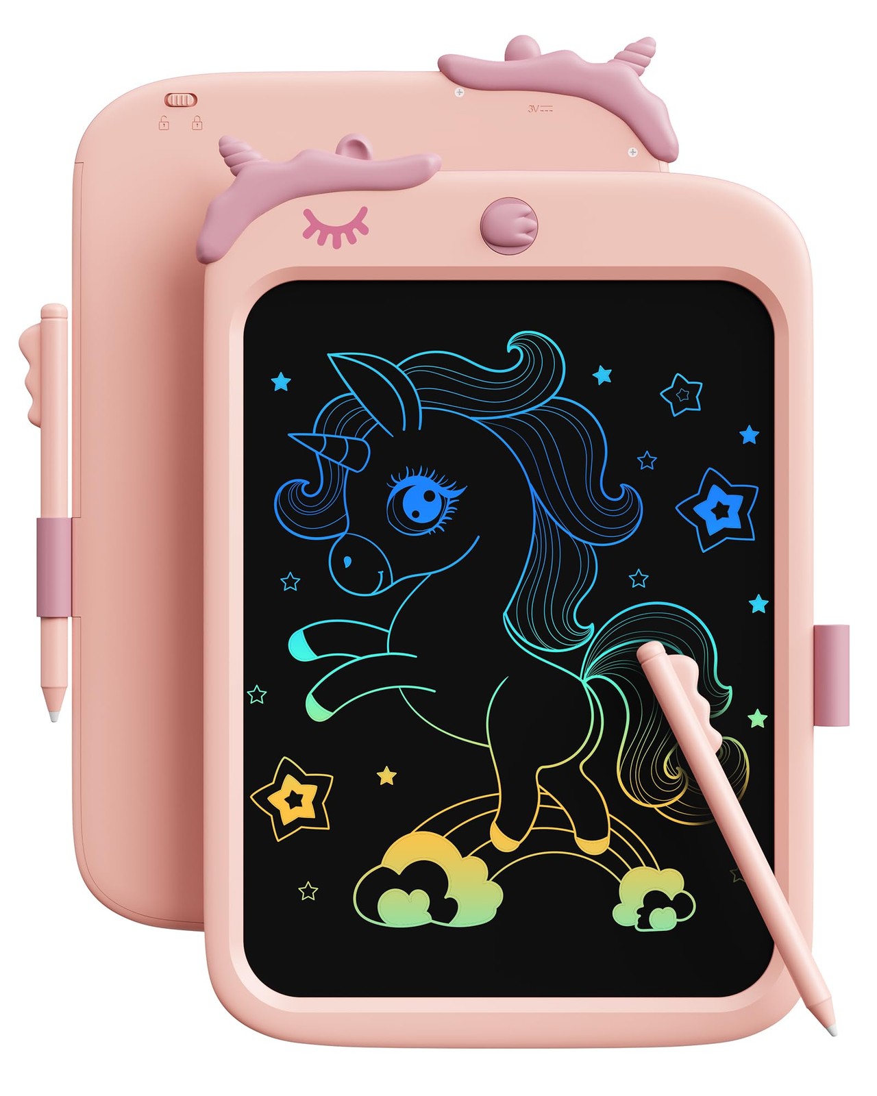 LCD Writing Tablet/Doodle Board for Kids, 10 In, Pink, Ages 36 Mths +