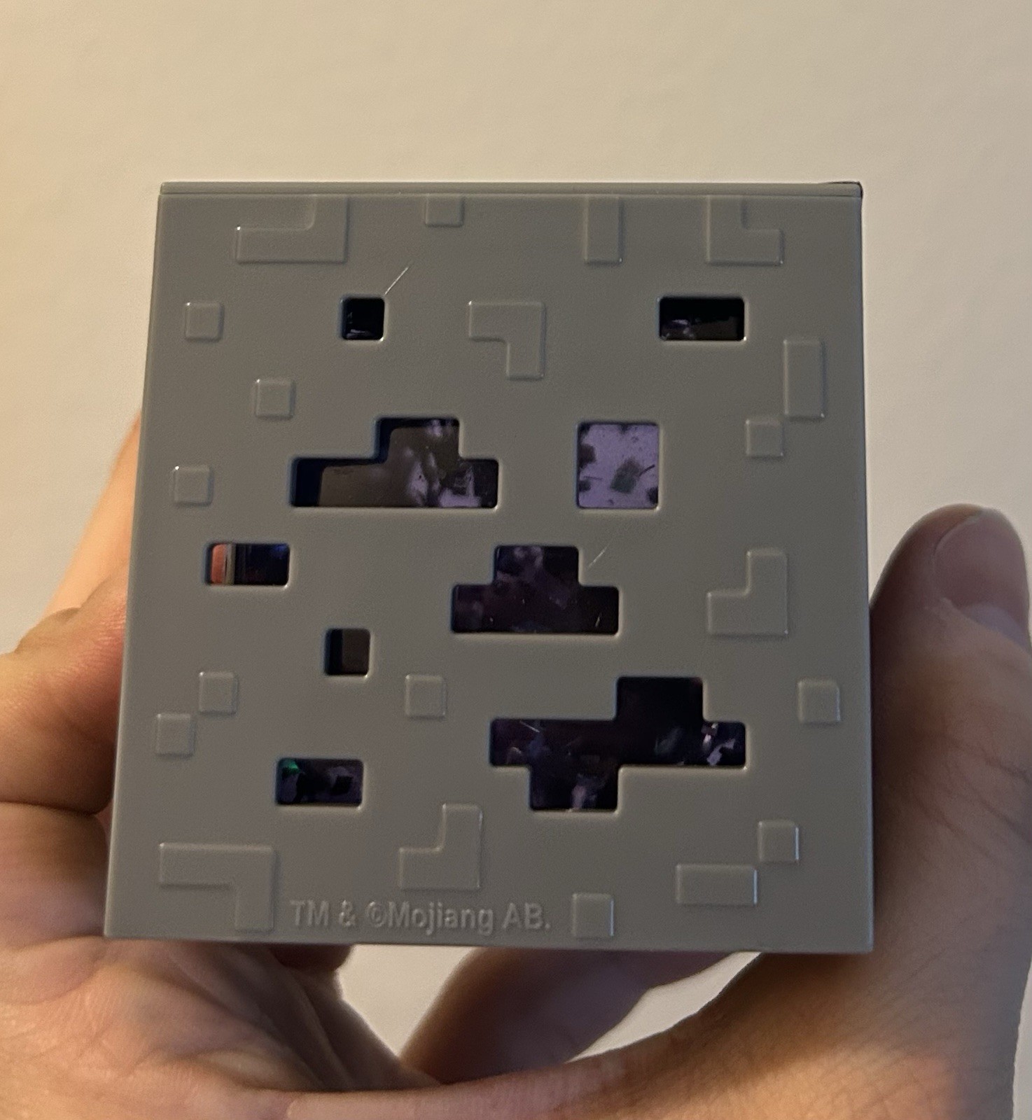Minecraft Jelly Cube – Purple w/ Pickaxe – 1/48 Chase – New Squishy