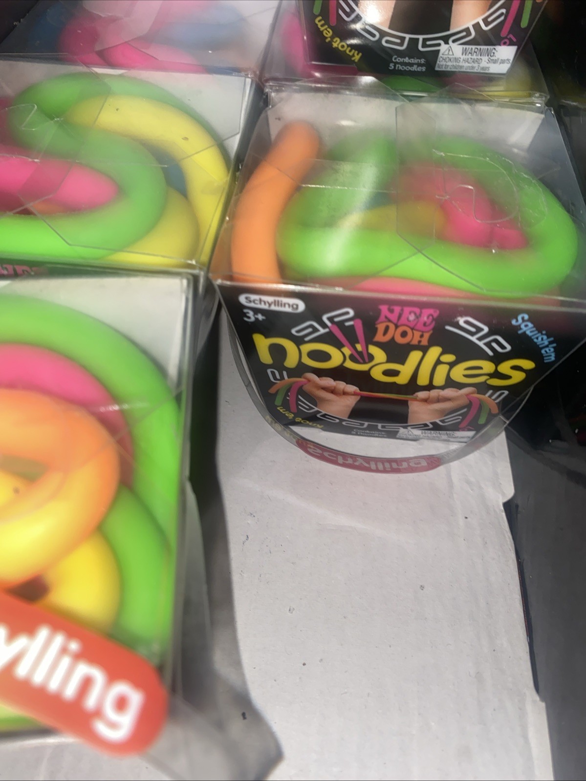 NeeDoh Noodlies Squishy Nee Doh 5 Stretchy Fidget 14″ Noodles