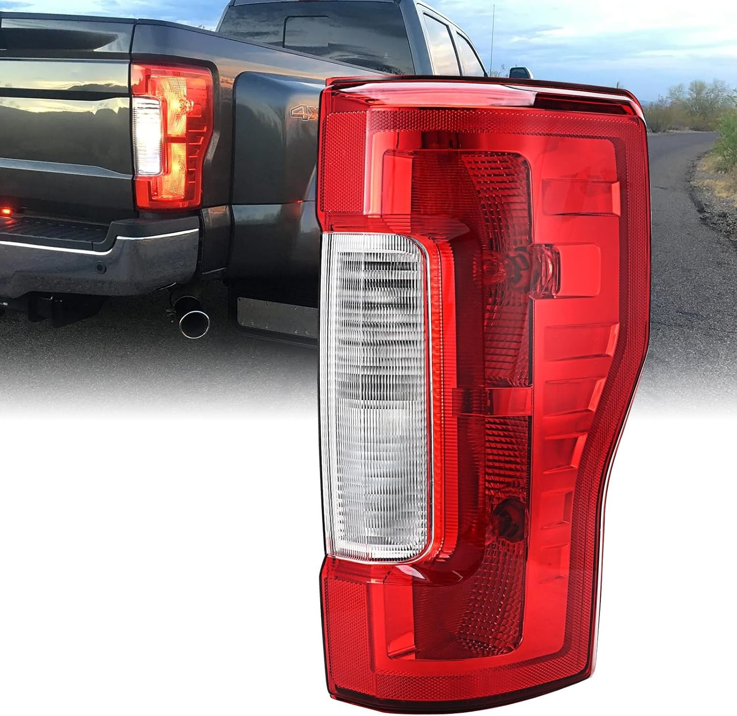 Tail Light Assembly Compatible with 2017 2018 2019 Ford F-250 F-350 Super Dut…