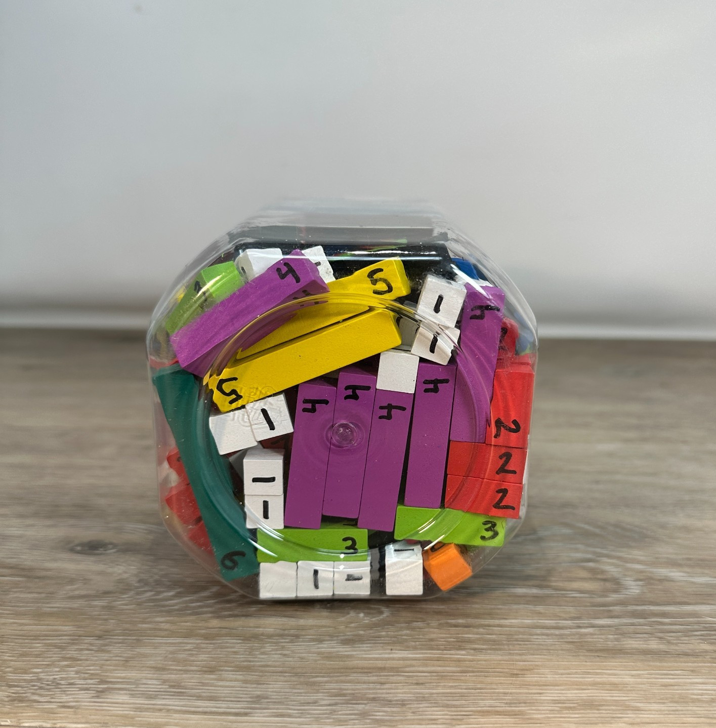 Learning Resources Cuisenaire Rods Small Group Set Wood Math Rods Grades K+