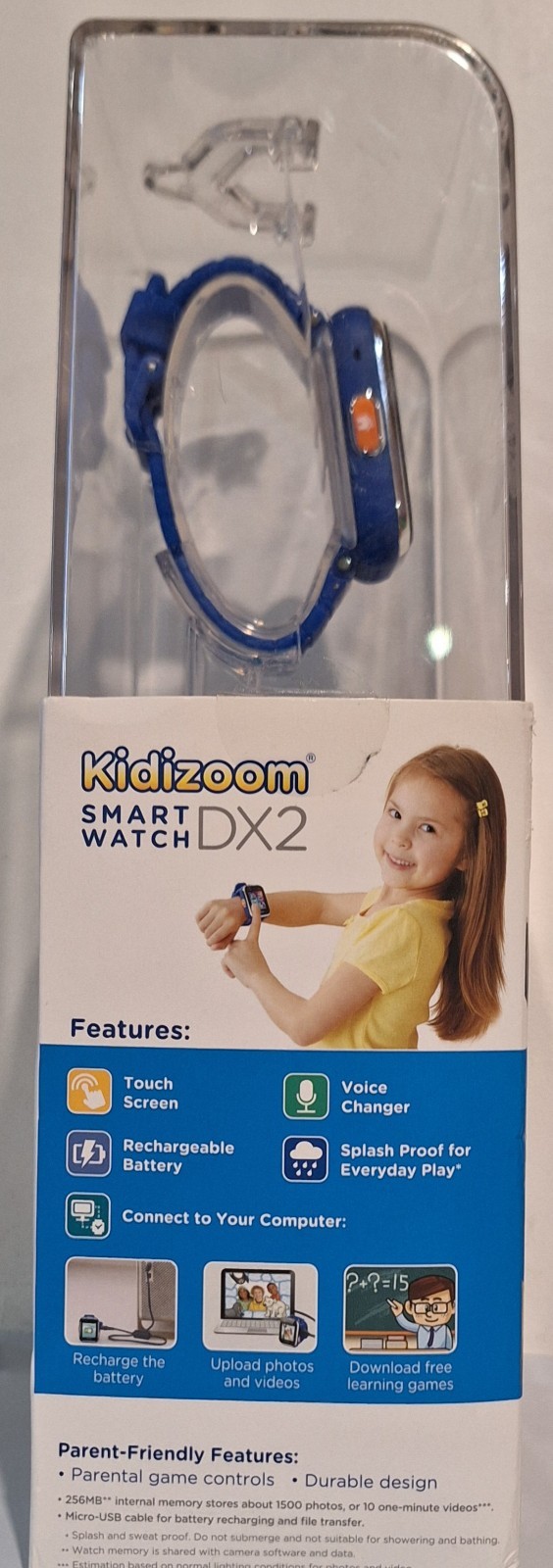 VTech 80-193808 Kidizoom Smartwatch DX2 Smart Watch – Blue