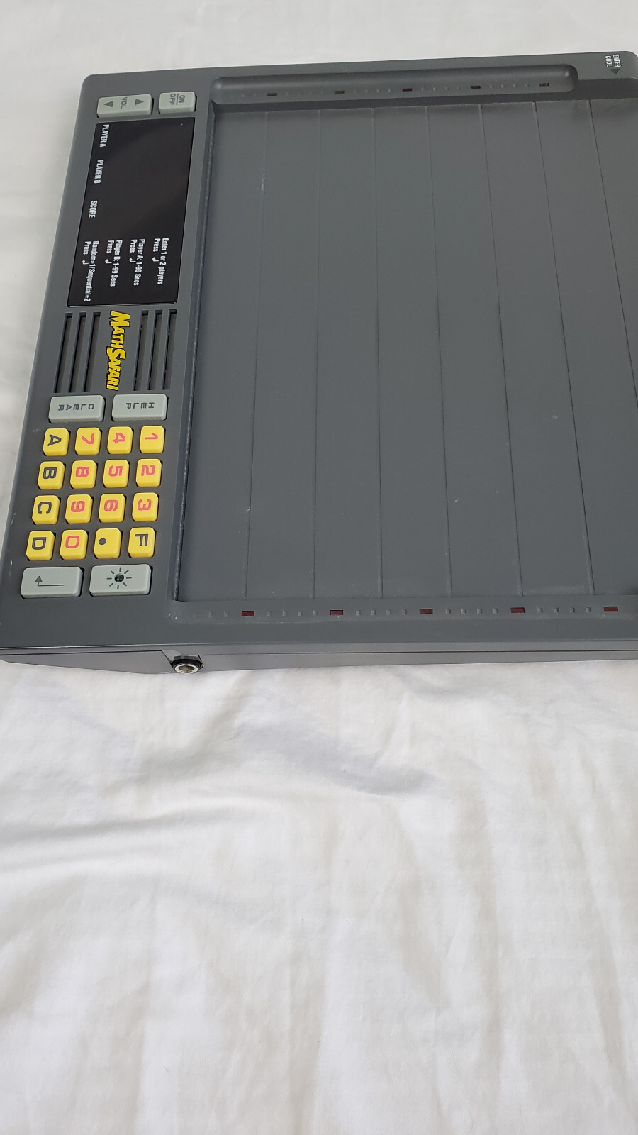 Math Safari Educational Insights Model EI-8400U Learning System w/Cards VINTAGE
