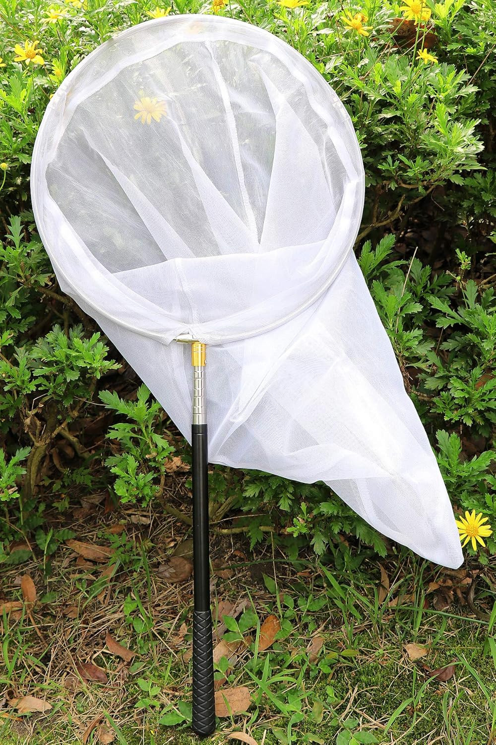 Professional Insect and Butterfly Net with 14″ Ring, 26″ Net Depth, 59″