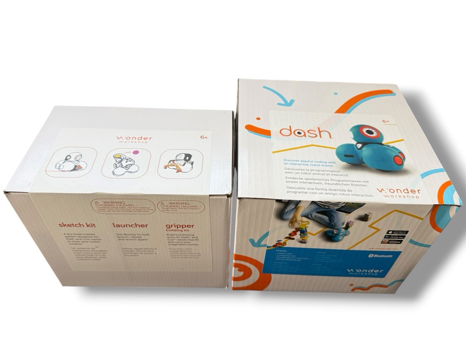 Wonder Workshop Dash Robot Wonder Pack Bundle – NEW & SEALED – Coding – STEM