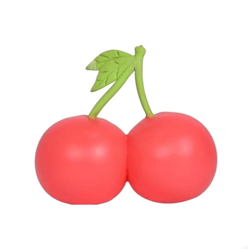 NEW Sunny Days Toymendous Cherries 5.5 in Squeezy Squishy Cherry Toy Rare Viral