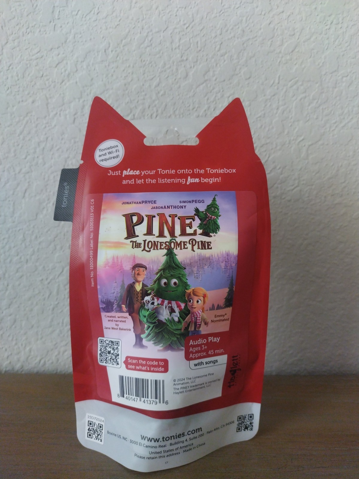 🎄 Piney: The Lonesome Pine Tonies Figure For Toniebox Players 🎄NEW