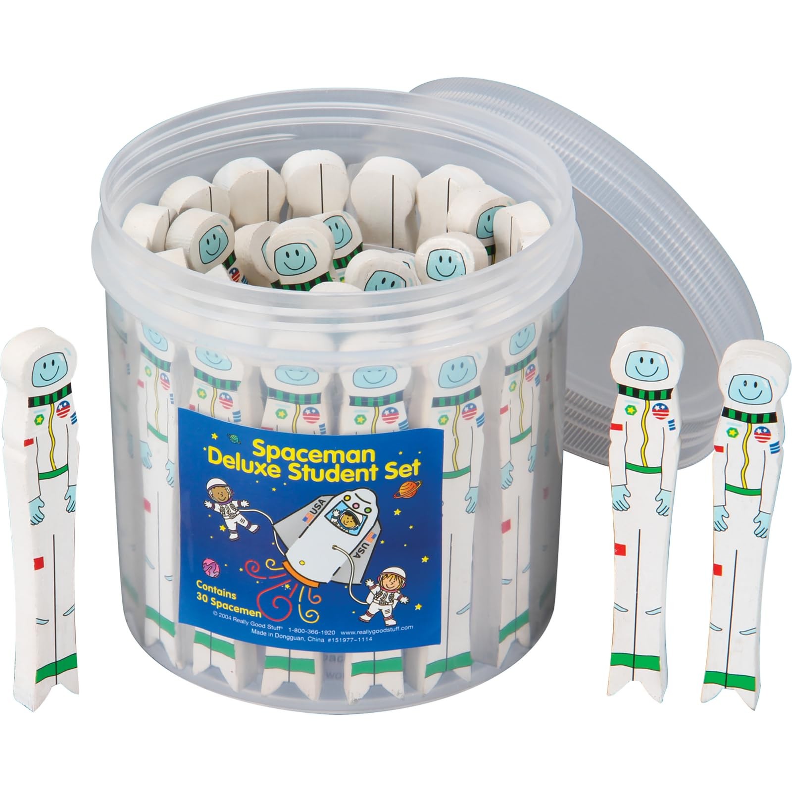 Really Good Stuff Teacher & Student Spaceman Kit – 30 Student Size, 1 Teacher Si