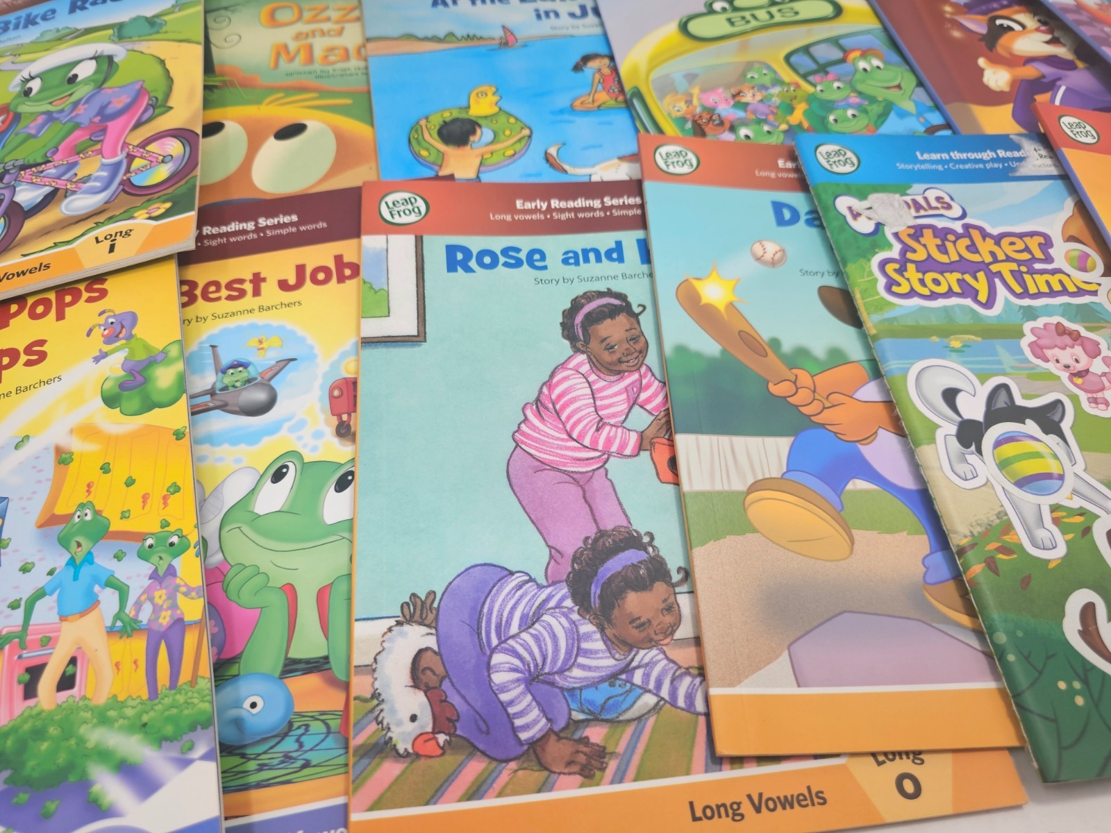LeapFrog LeapStart Tag Early Reading Learn to Read Book Lot Disney Pixar 15