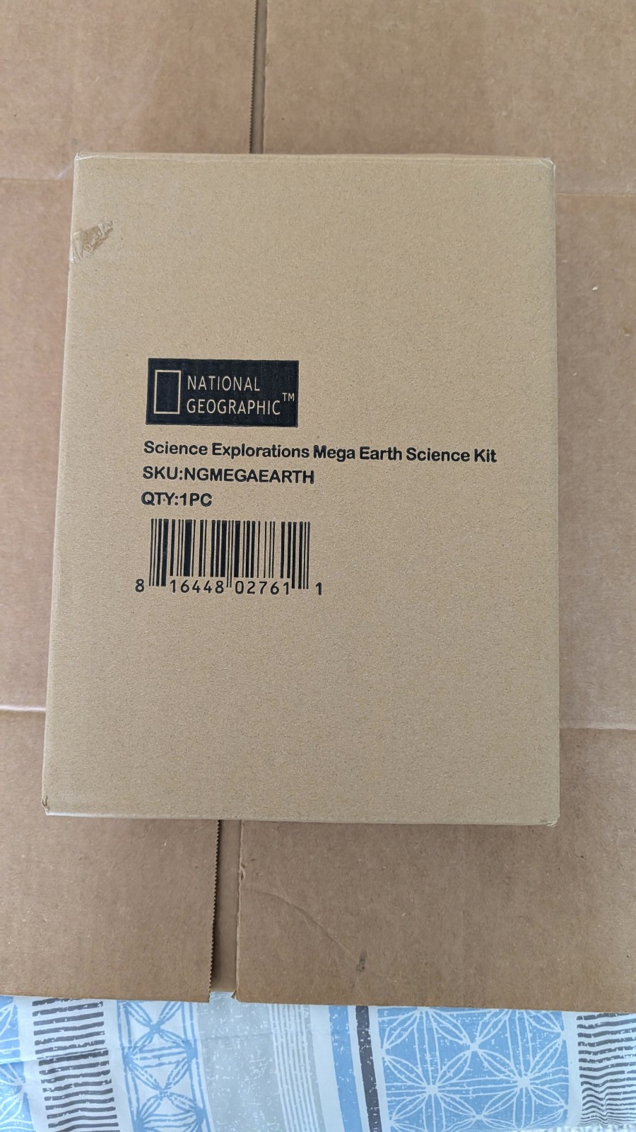 National Geographic Mega Science Series Earth Science Kit 15+ STEM Activities
