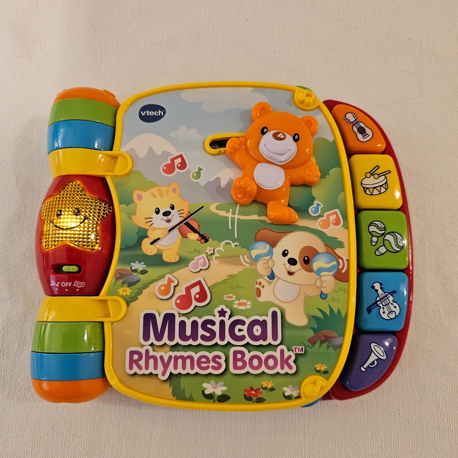 Vtech Musical Rhymes Book ages 6 to 36 months