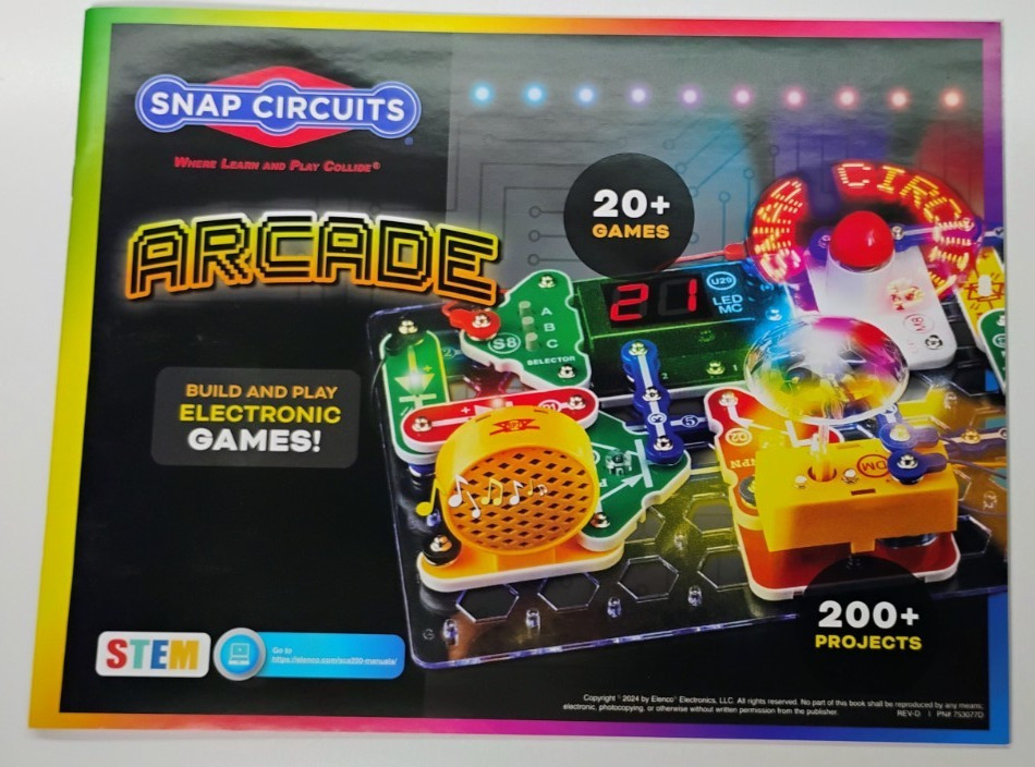 Elenco Snap Circuits Arcade 200+ Projects Programmable NEW UNUSED Open Box STEM