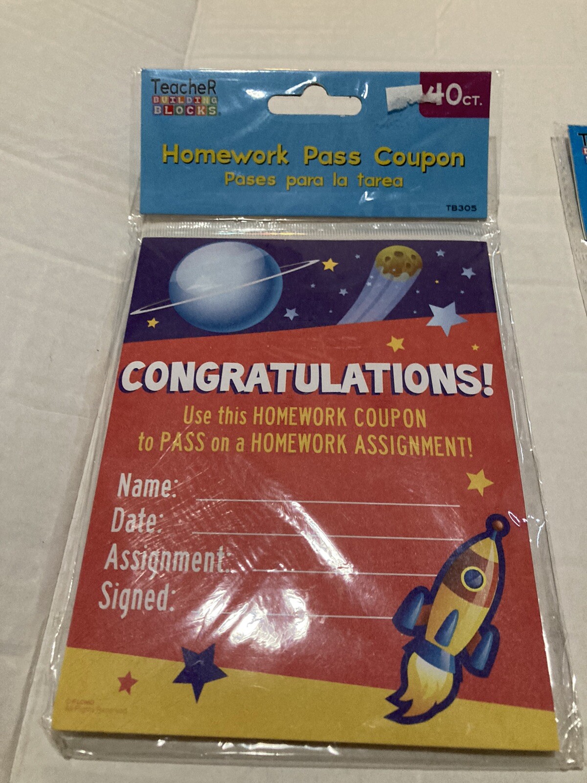 Lot of 7 NIP School Teachers lot Reward Stickers Award Coupons Congratulations