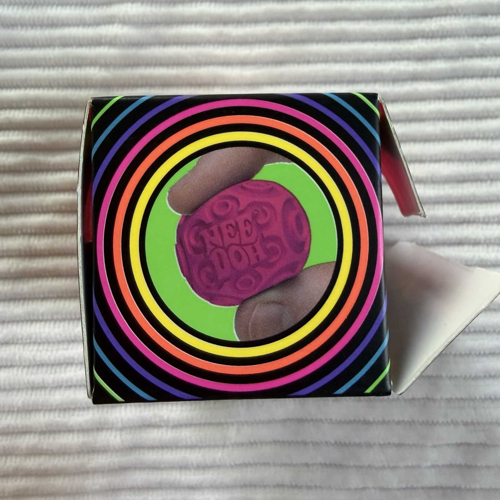 Schylling NeeDoh teenie Pink Ripple Ball Squeeze Sensory Toy TikTok VIRAL
