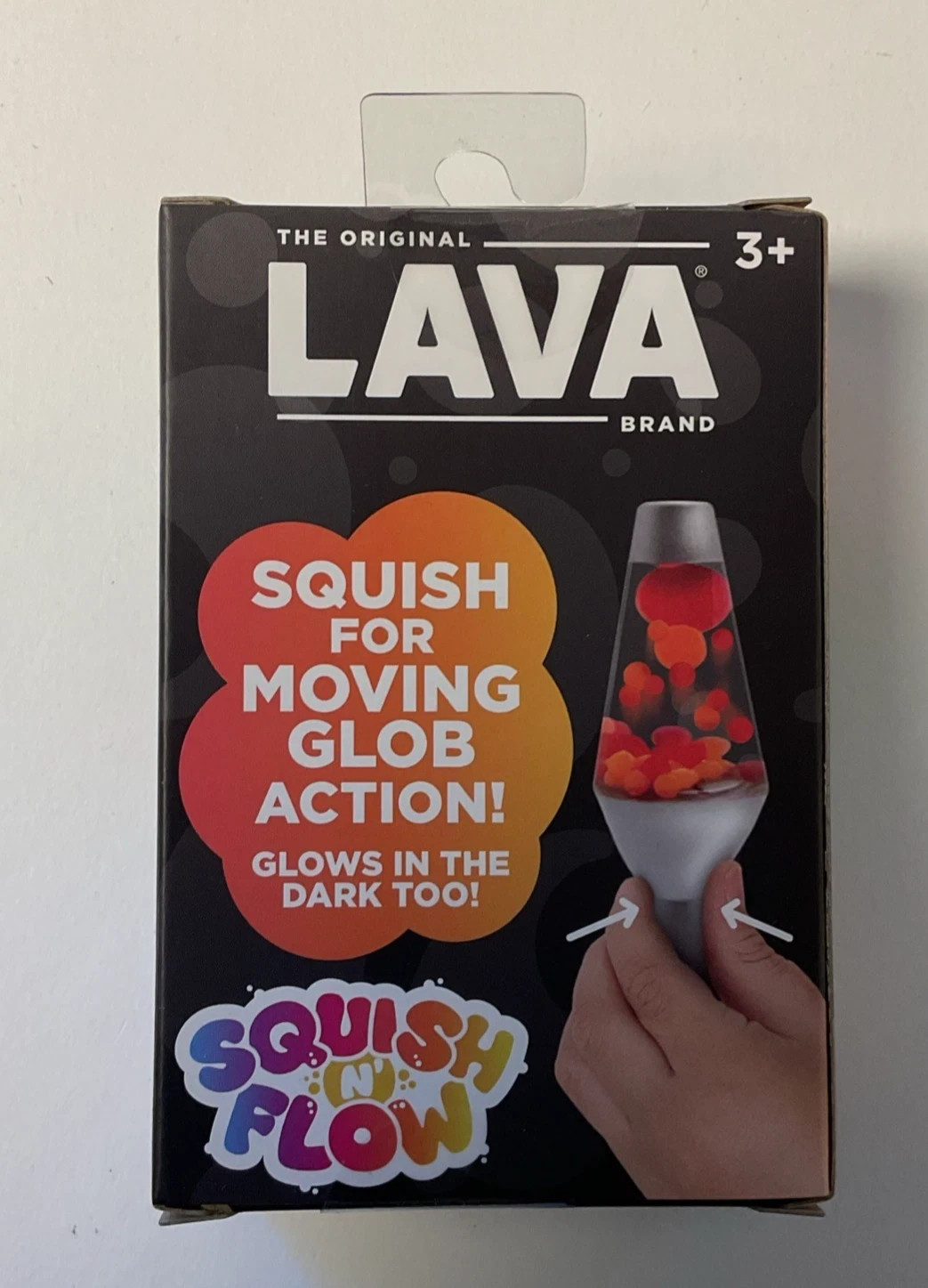 Schylling LAVA Squish N Flow NeeDoh LAVA Lamp Toy Glow in the Dark NEW 2 Pack