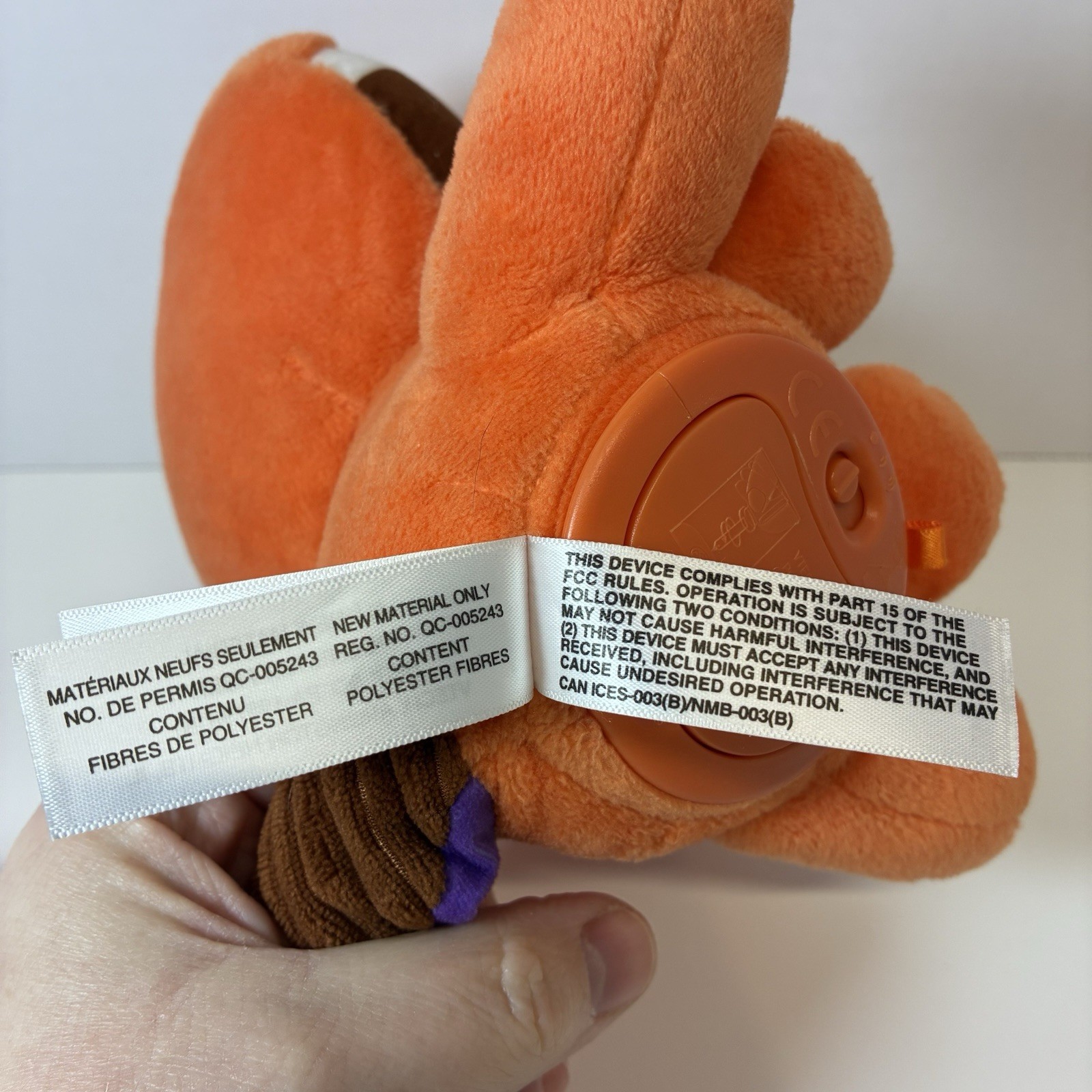 LeapFrog Colorful Counting Red Panda Interactive Plush Musical Learning Toy